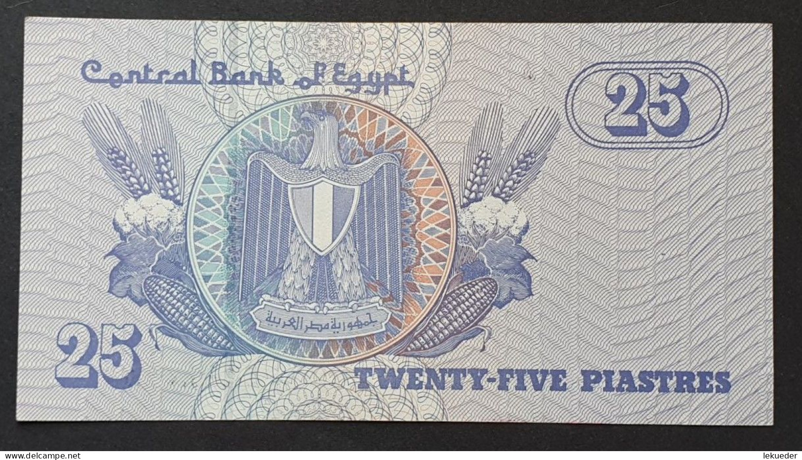 Billete De Banco De EGIPTO - 25 Piastres, 2002  Sin Cursar - Egipto
