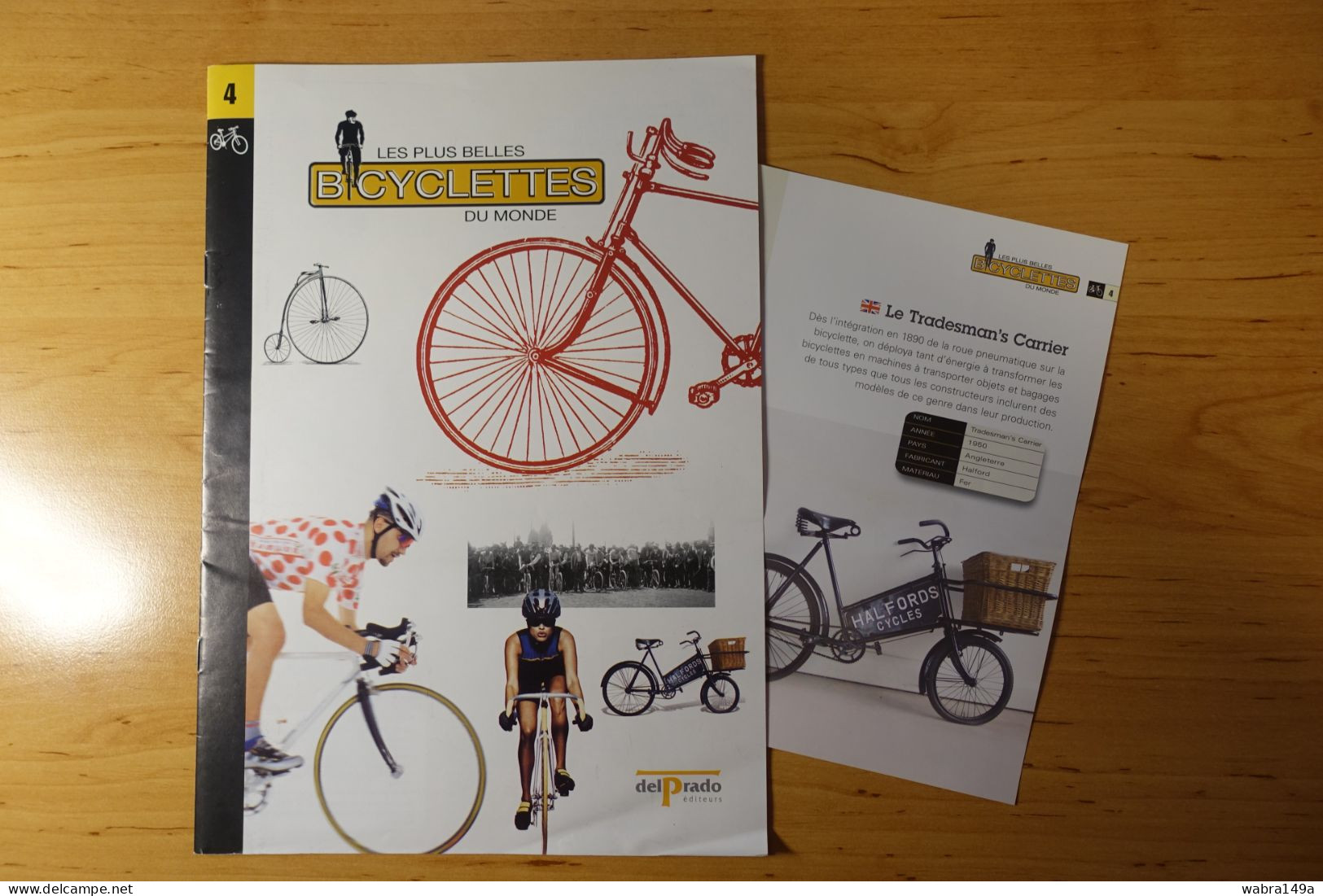 Del Prado, Les Plus Belles Bicyclettes Du Monde, No 4, Velo Bicycle - Literatuur & DVD