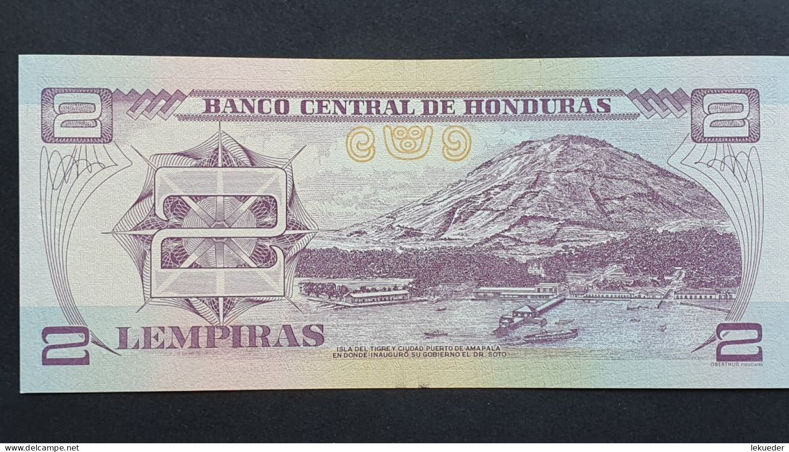 Billete De Banco De HONDURAS - 2 Lempira, 2019  Sin Cursar - Honduras