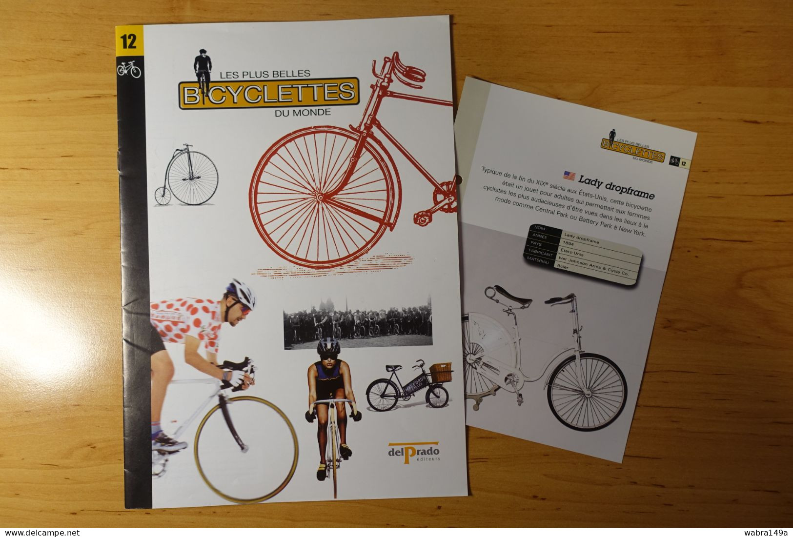 Del Prado, Les Plus Belles Bicyclettes Du Monde, No 12, Velo Bicycle - Literatur & DVD