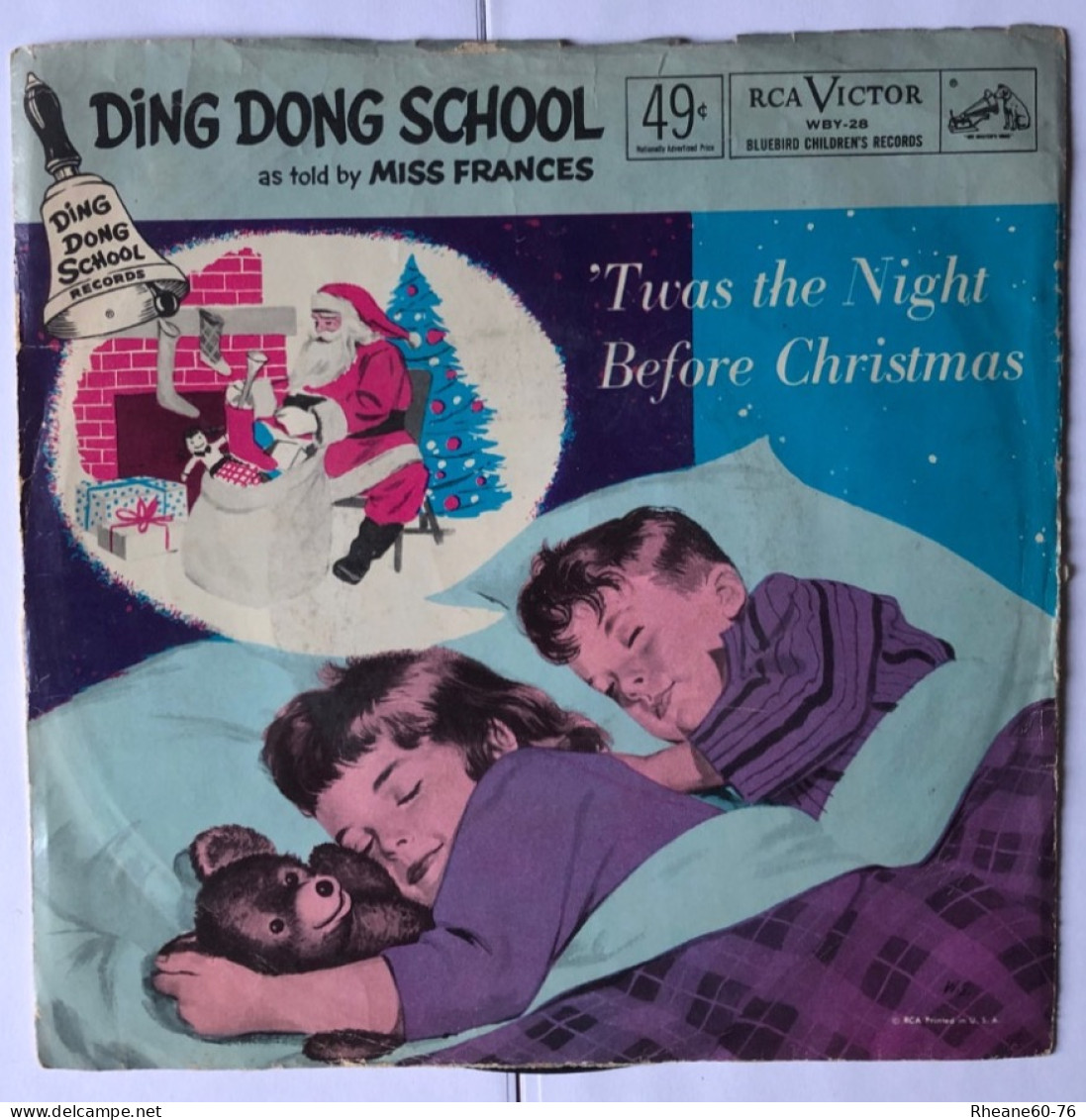 Ding Dong School - RCA Victor WBY 28 - Twas The Night Before Christmas - La Voix De Son Maître USA - Non Classés