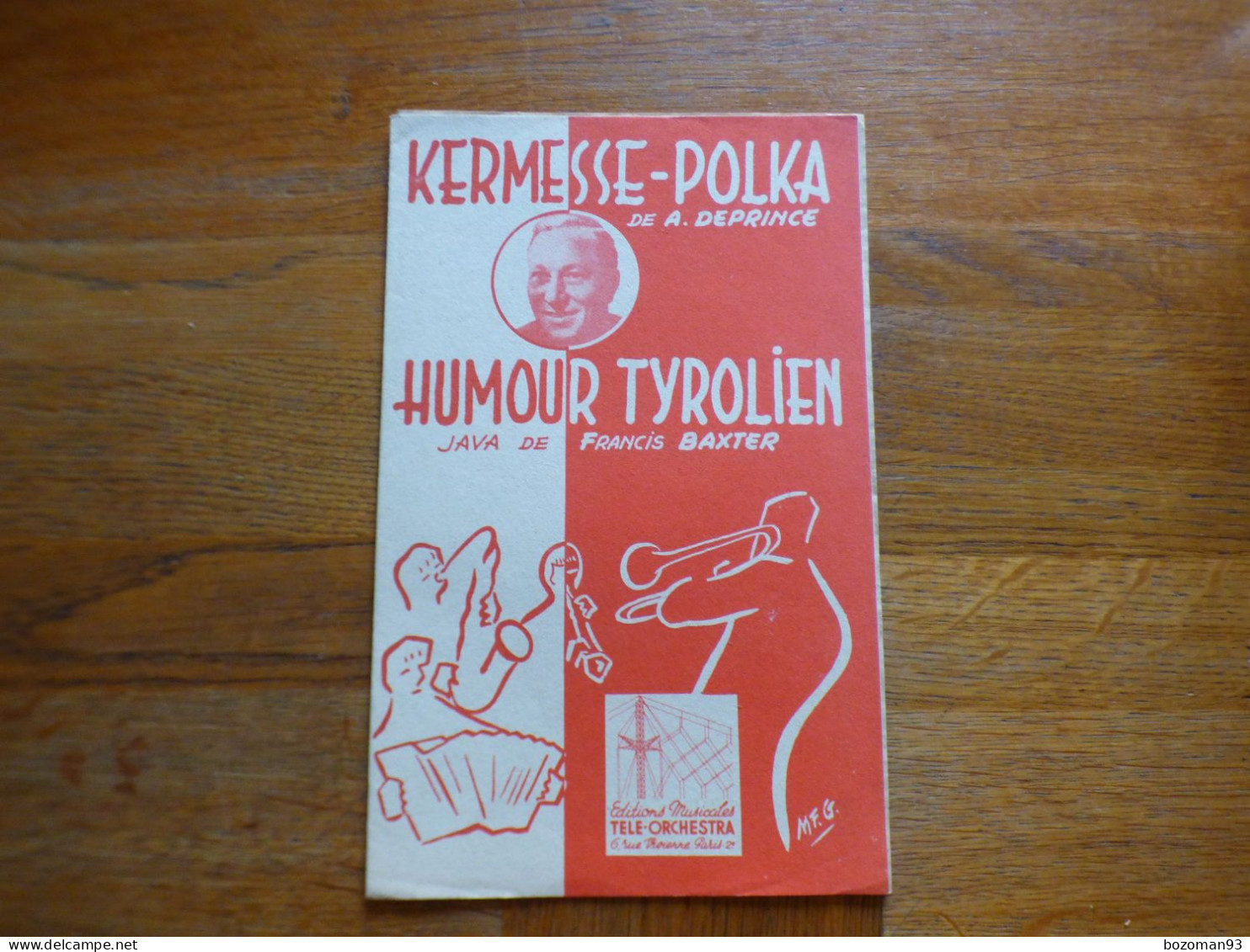 KERMESSE POLKA ( A.DEPRINCE ) HUMOUR TYROLIEN ( FRANCIS BAXTER ) - Altri & Non Classificati