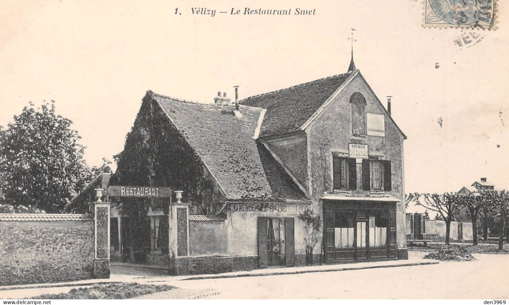 VELIZY (Yvelines) - Le Restaurant Smet - Voyagé 190? (2 Scans) Gauthier, 68 Boulevard De Grenelle à Paris 15e - Velizy