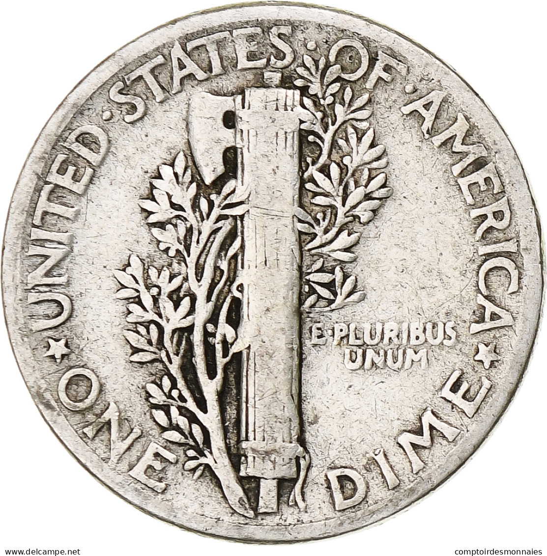 États-Unis, Dime, Mercury Dime, 1944, Philadelphie, Argent, TB+, KM:140 - 1916-1945: Mercury (Mercurio)