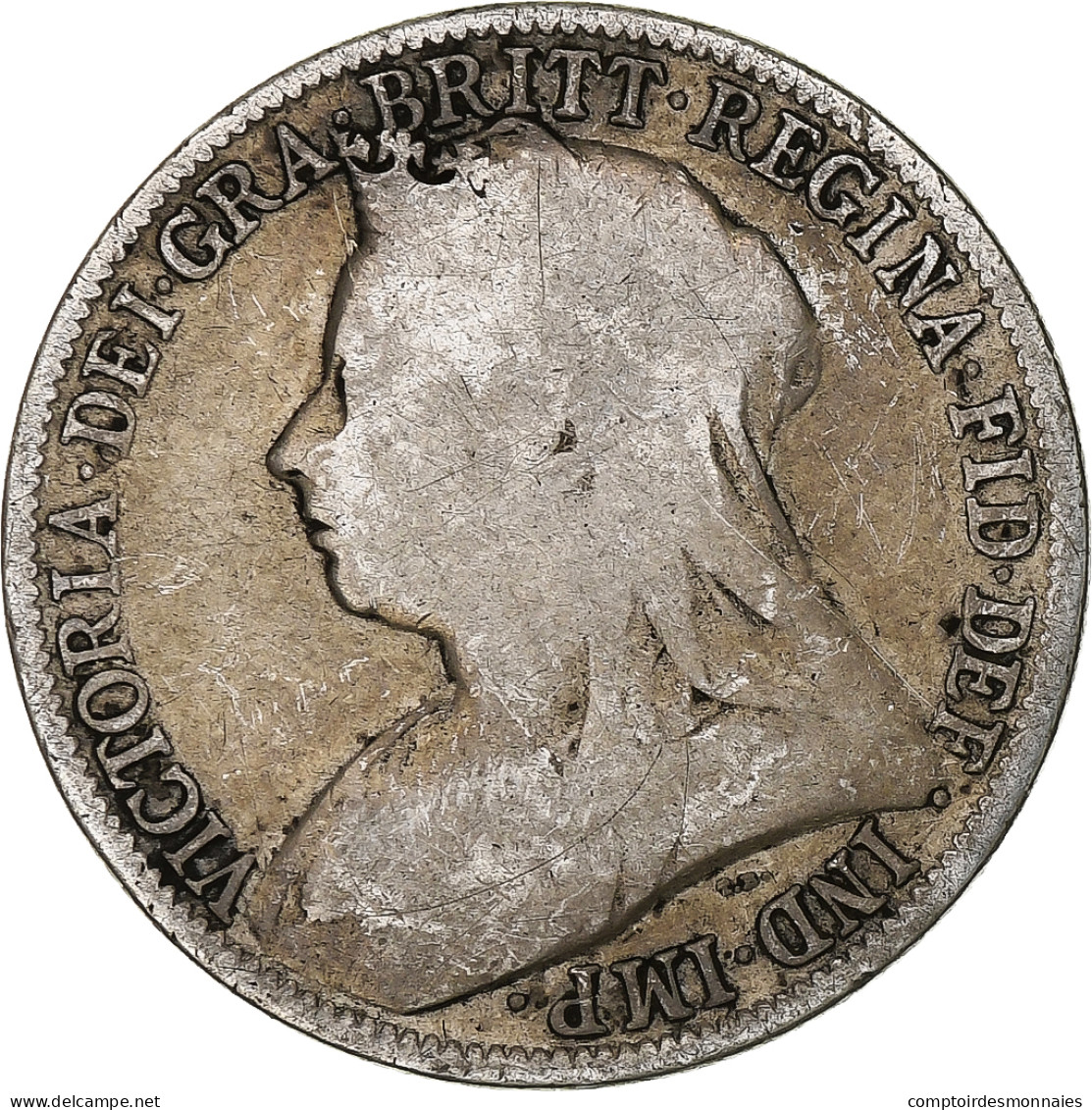 Grande-Bretagne, Victoria, Florin, Two Shillings, 1895, Argent, TB, KM:781 - J. 1 Florin / 2 Schilling