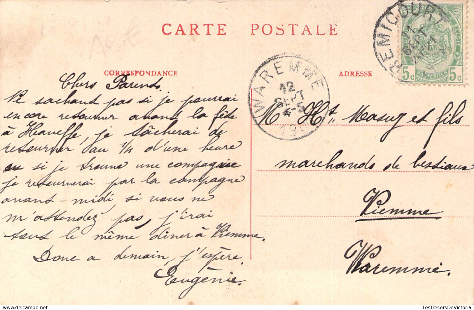 BELGIQUE - Haneffe - L'eglise - Edit Gabriel F. St Georges - Carte Postale Ancienne - Andere & Zonder Classificatie