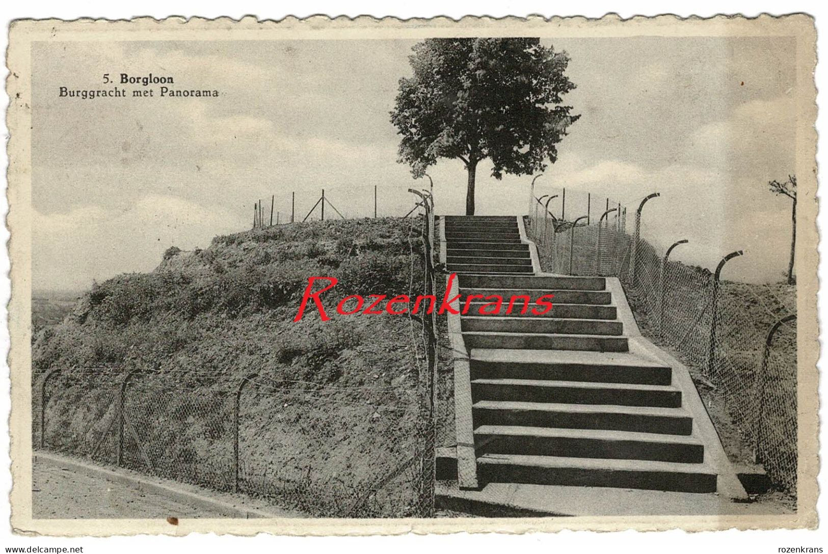 Borgloon Burggracht Met Panorama Burchtheuvel ZELDZAAM - Borgloon