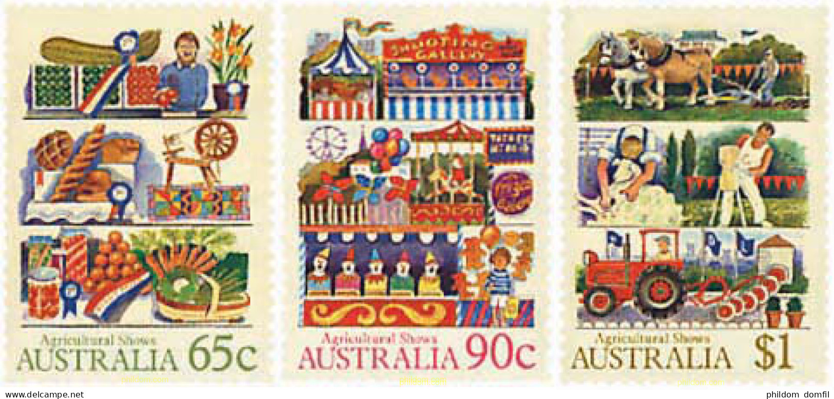 722265 MNH AUSTRALIA 1987 ASPECTOS DE LA AGRICULTURA AUSTRALIANA - Ongebruikt