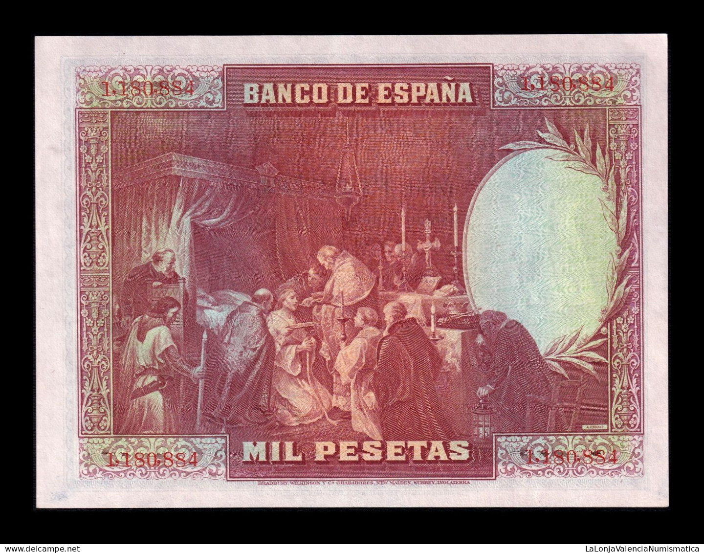 España Spain 1000 Pesetas San Fernando 1928 Pick 78 Sc Unc - 1000 Pesetas