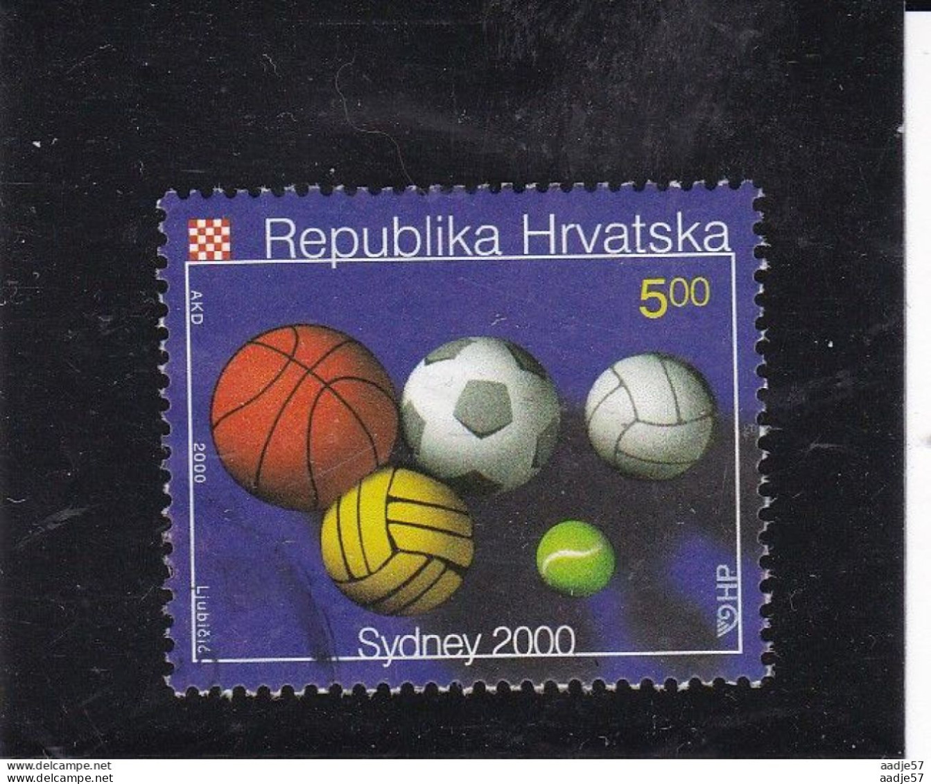 Croatia Hrvatska 2000, Michel 558, Olympic Games Sidney Used - Ete 2000: Sydney