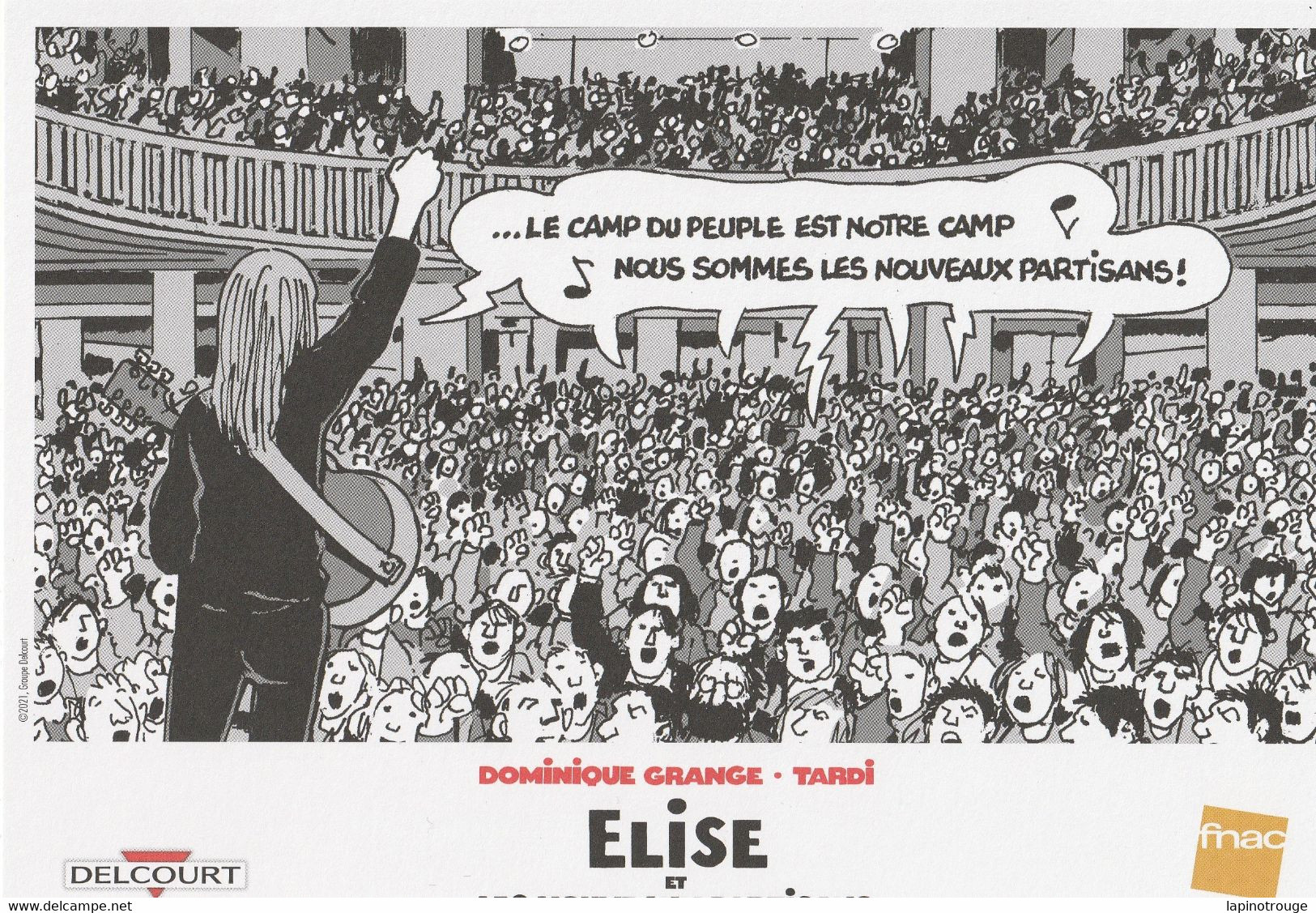 Ex-libris TARDI Jacques Elise Et Les Nouveaux Partisans Delcourt 2021 (Dominique Grange - Illustratori S - V