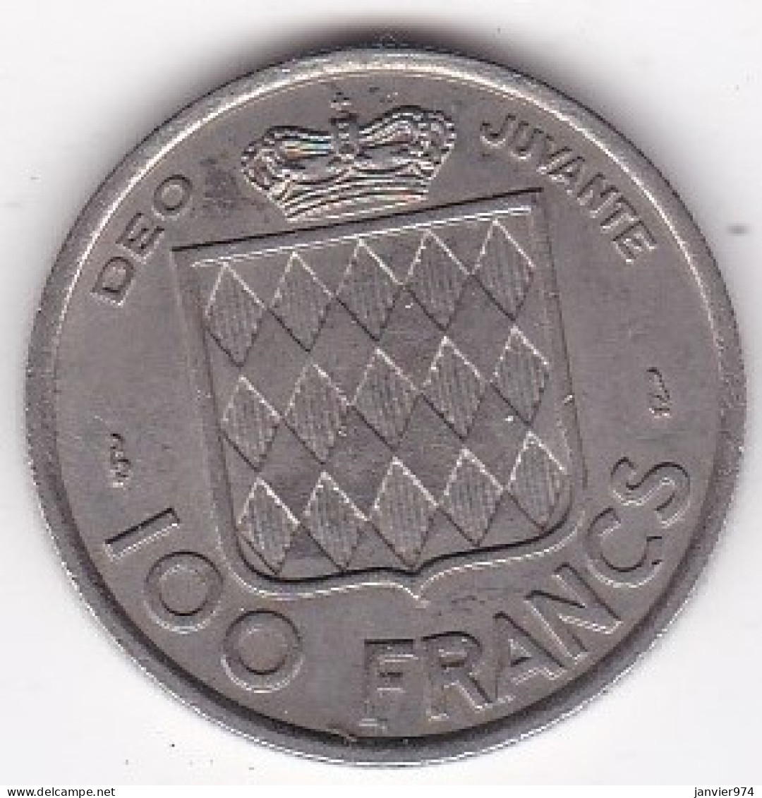 Monaco . 100 Francs 1956, Rainier III, En Cupronickel - 1949-1956 Oude Frank