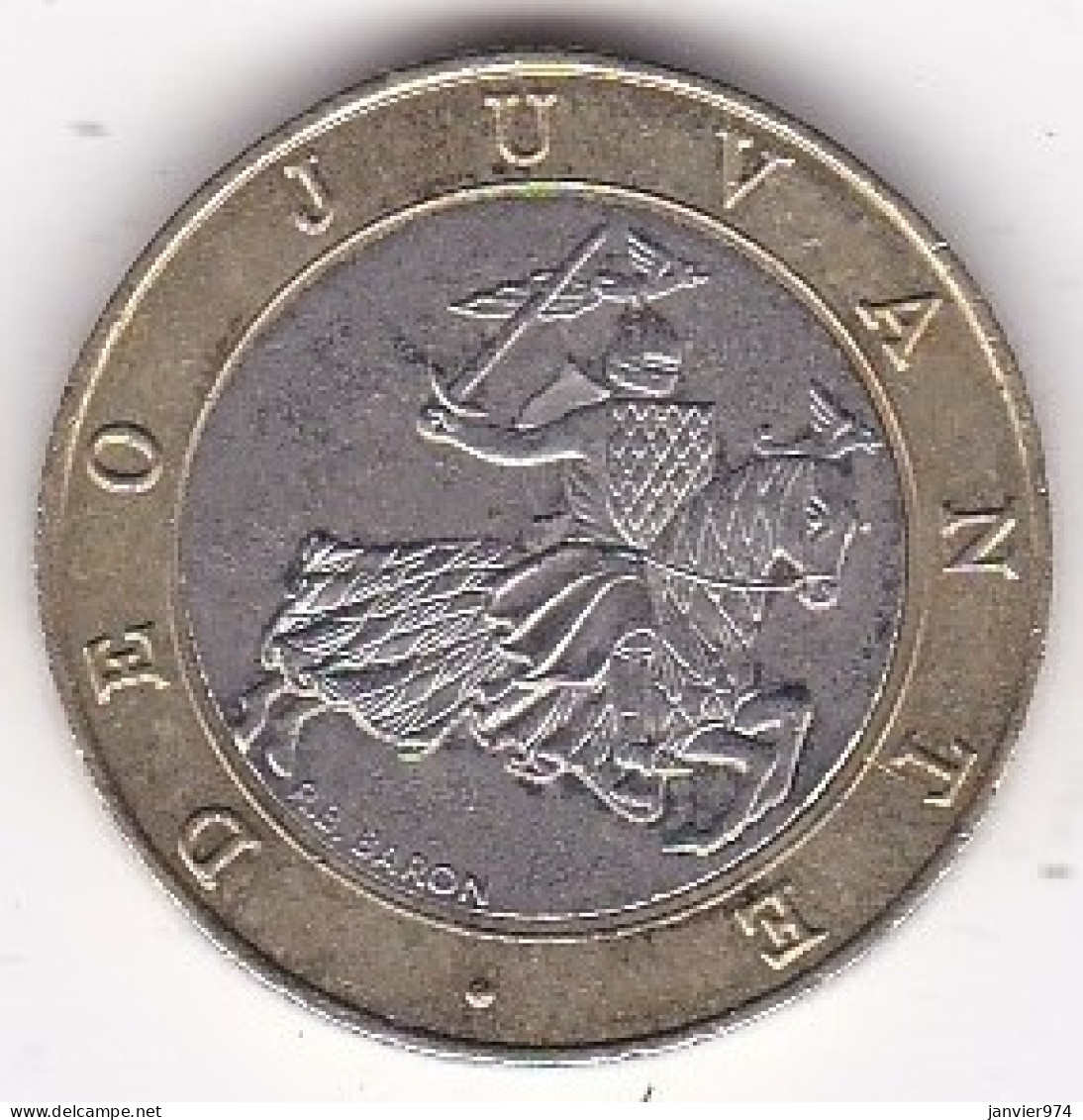 Monaco. 10 Francs 1996. Rainier III. Bimétallique - 1960-2001 Nouveaux Francs