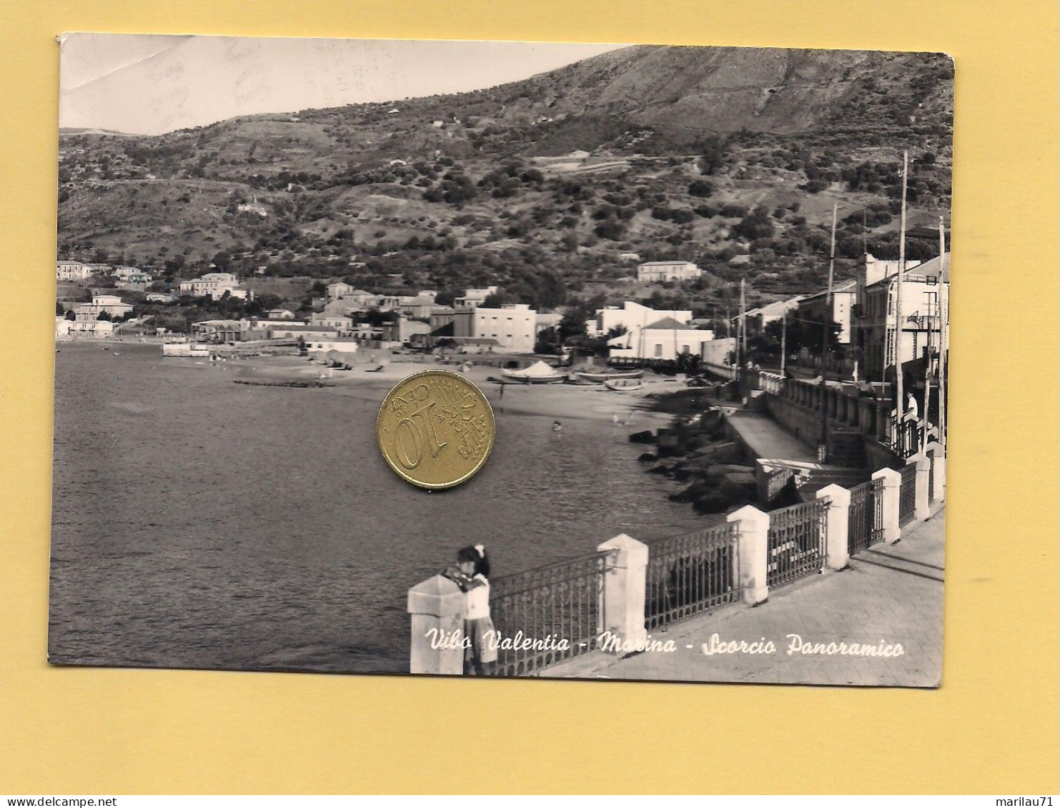 MM3533 Calabria VIBO VALENTIA 1958 Viaggiata Francobollo Tolto - Vibo Valentia