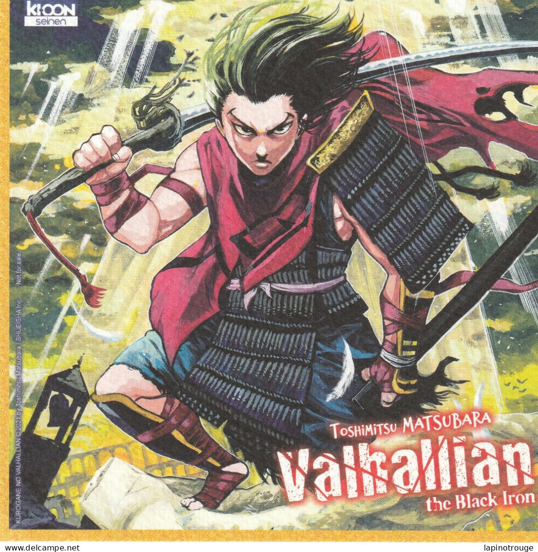 Ex-libris MATSUBARA Toshimitsu Valhallian The Black Iron Kioon Manga Seinen 2021 - Ilustradores G - I