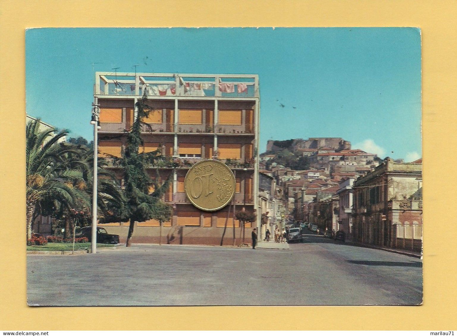 MM3534 Calabria VIBO VALENTIA 1969 Viaggiata Francobollo Tolto - Vibo Valentia