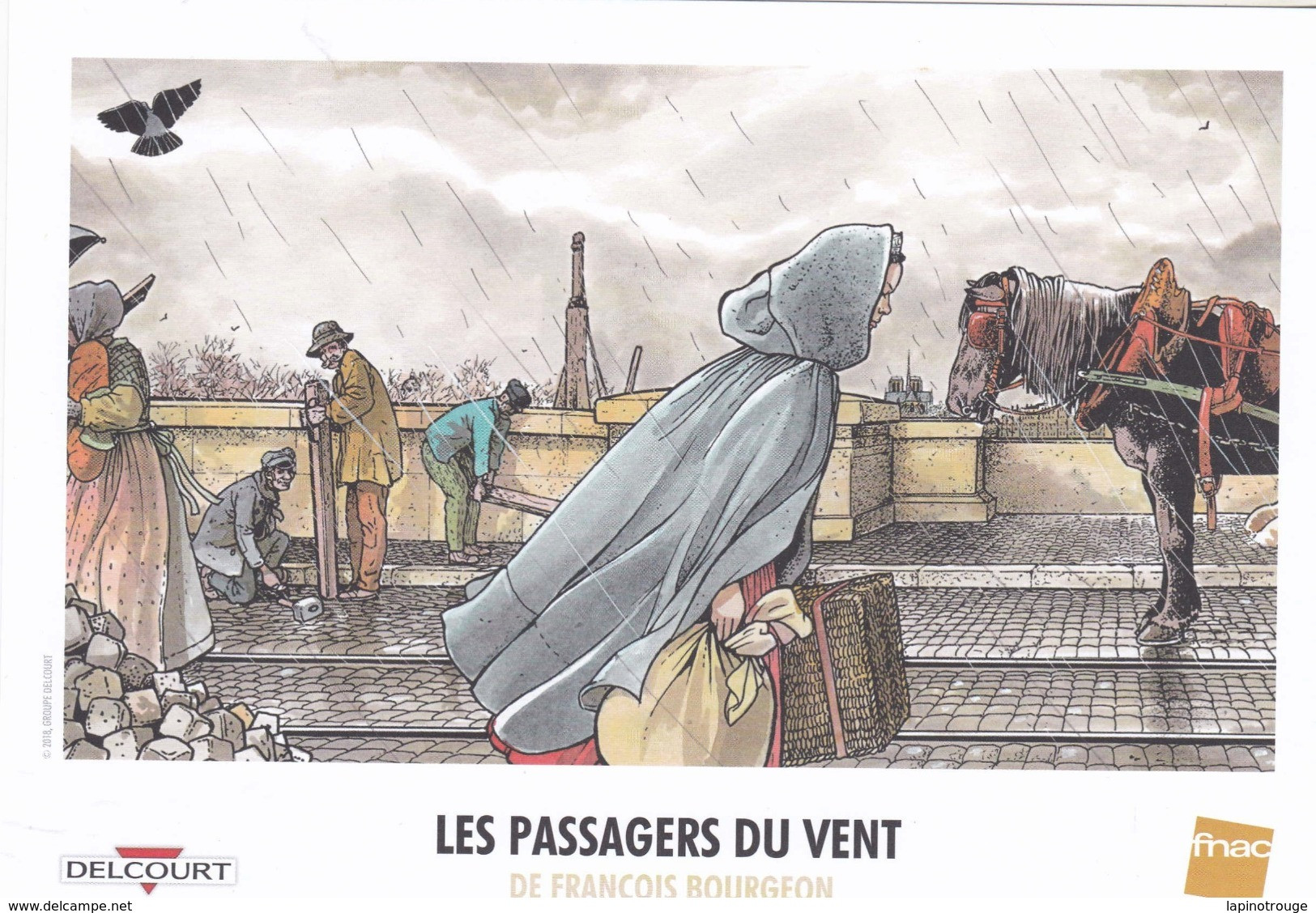Ex-libris BOURGEON François Pour Les Passagers Du Vent Editions Delcourt 2019 - Künstler A - C