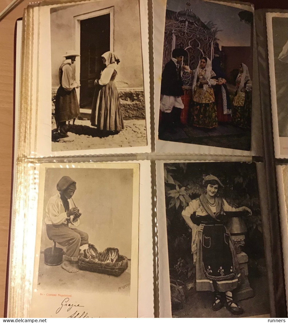 Costumi tradizionali collezione 105 cartoline