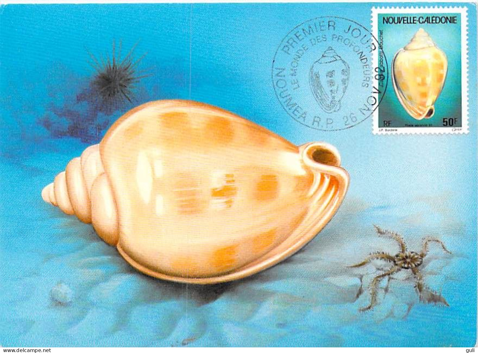 Polynésie Française - Carte Maximum - Premier Jour - FDC NOUMEA 26 Nov 94 - Cassis Abboti Bouchet Coquillage - Tarjetas – Máxima