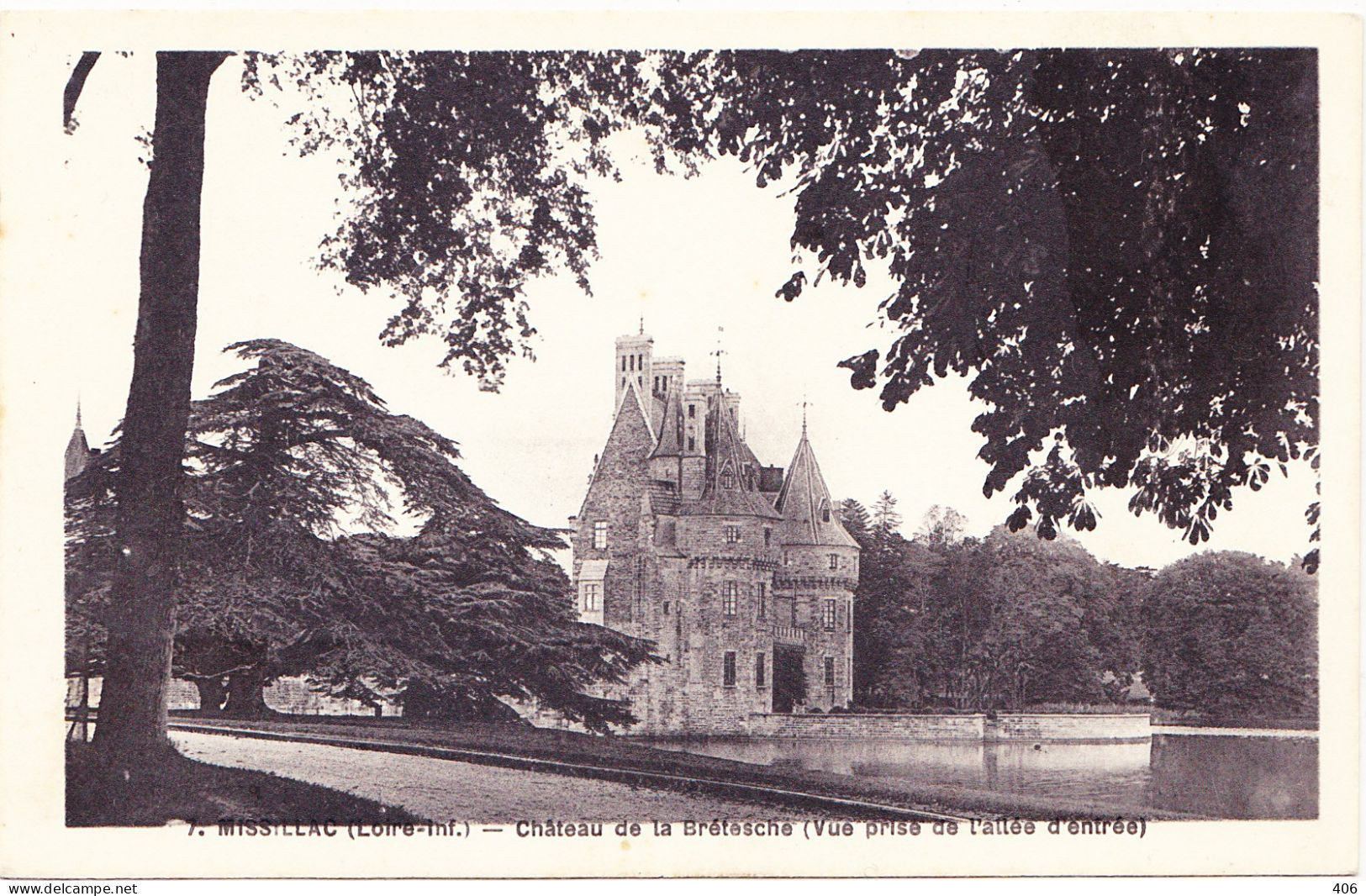 Missillac - Château De La Brétesche - (Vue Prise De L'allée D'entrée) - Missillac