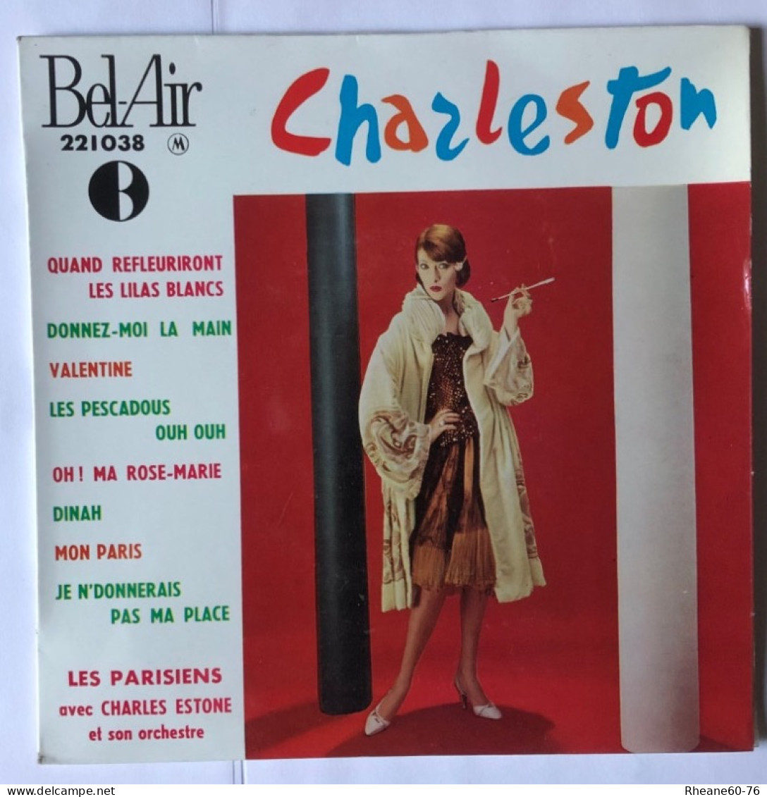 Bel-Air 221038 - 45T EP - Les Parisiens Avec Charles Estone Et Son Orchestre - Charleston - Speciale Formaten