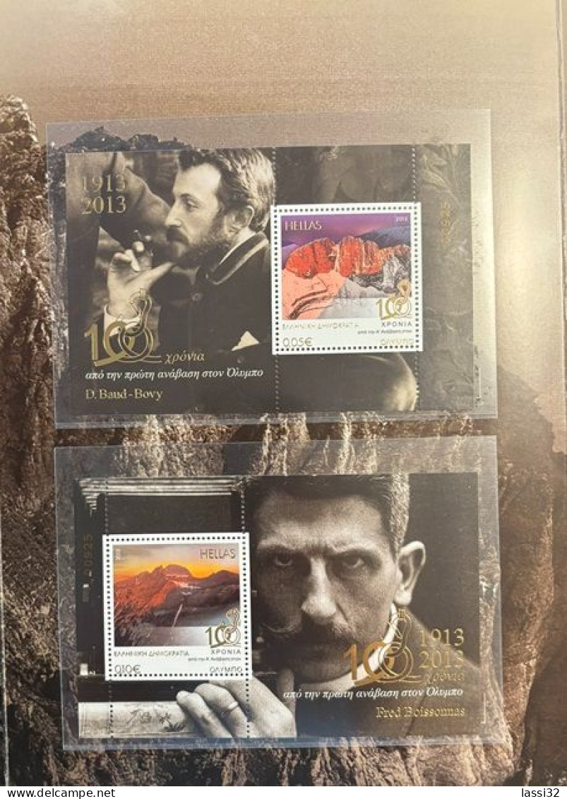 GREECE,  2013 100 Years Mt. Olympus First Ascent Miniature Sheets (NR 0925), MNH - Neufs