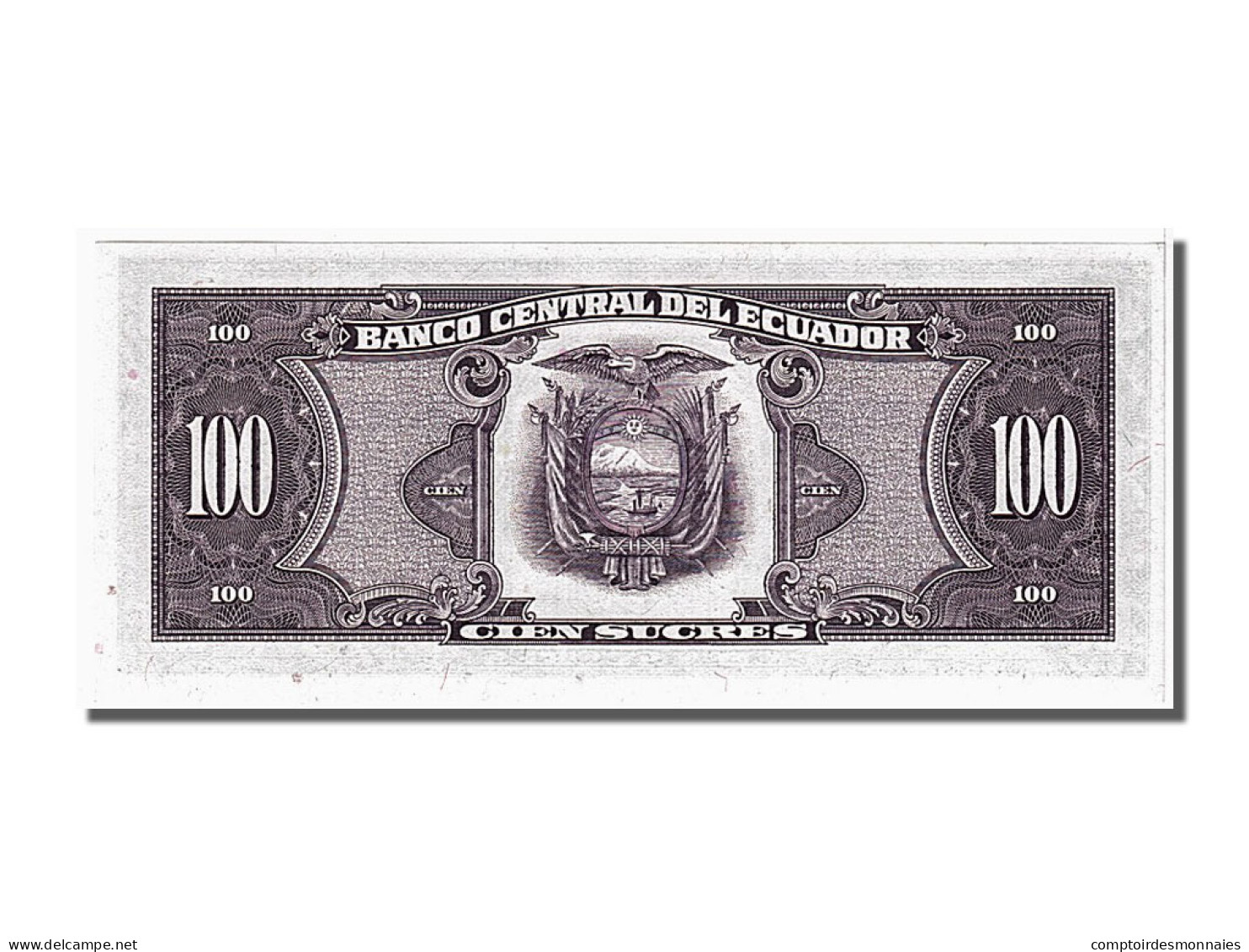 Billet, Équateur, 100 Sucres, 1986, 1986-04-29, NEUF - Equateur