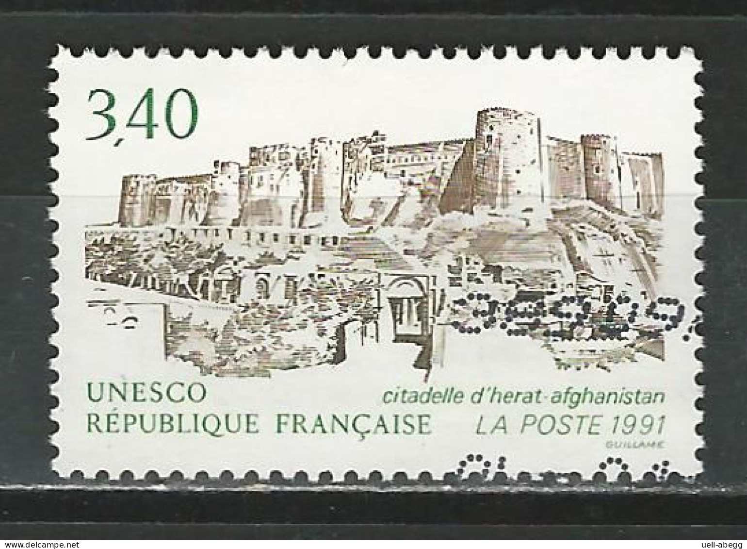 Frankreich Yv 109, Mi UNESCO 44 O - Gebraucht
