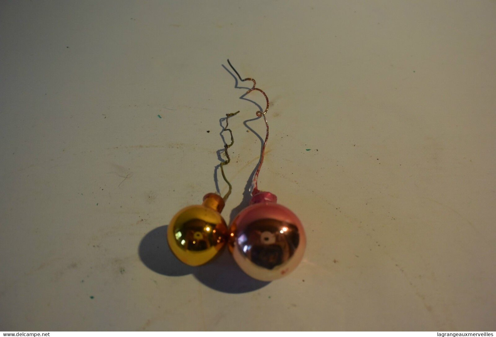 C25 Anciennes Boules De Noël Oud Kerst Boom Versiering Old Christmas - Schmuck Und Dekor