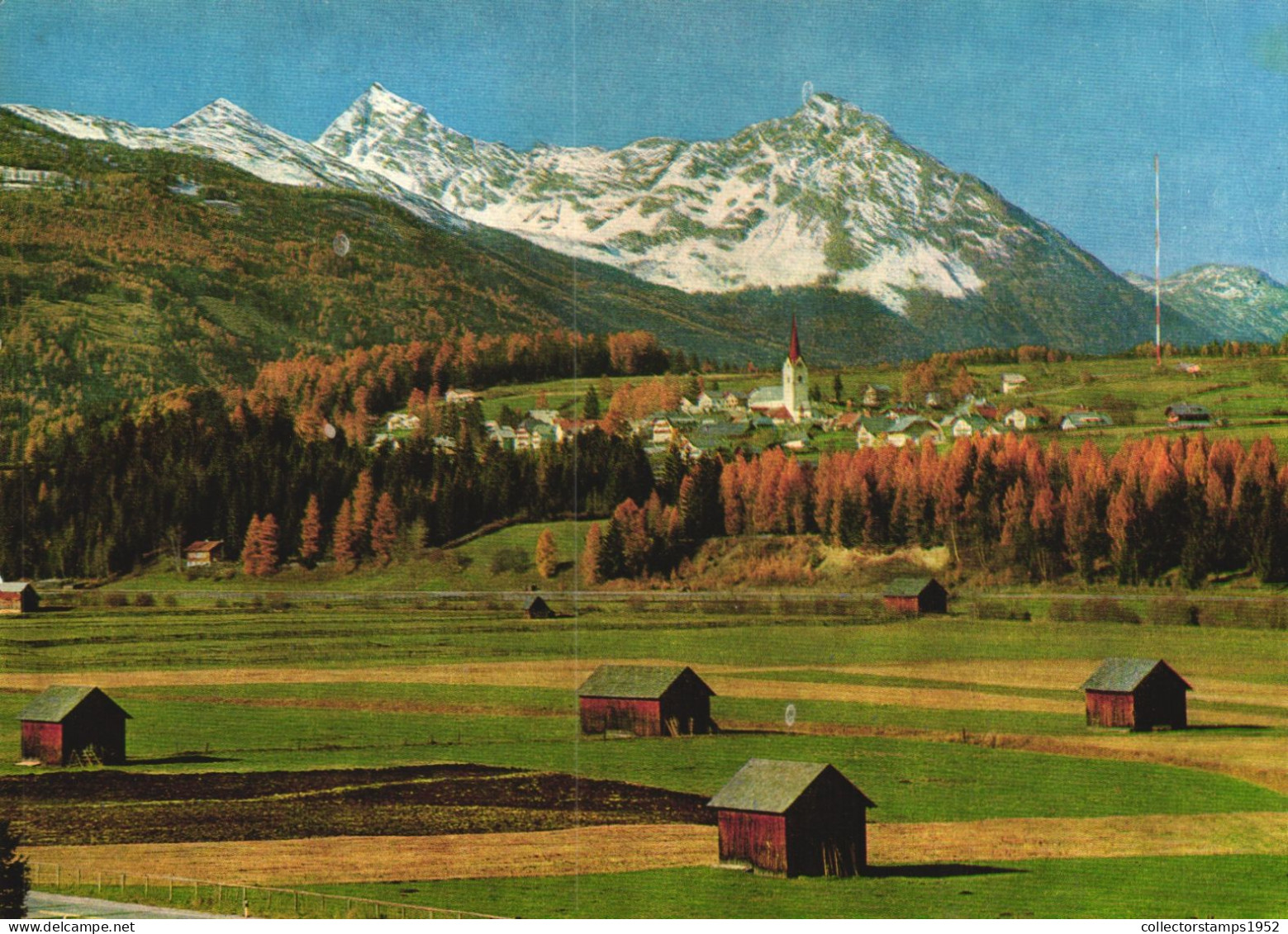 SALZBURG, MARIAPFARR, ARCHITECTURE, CHURCH, MOUNTAIN, TOWER, AUSTRIA, POSTCARD - Mariapfarr