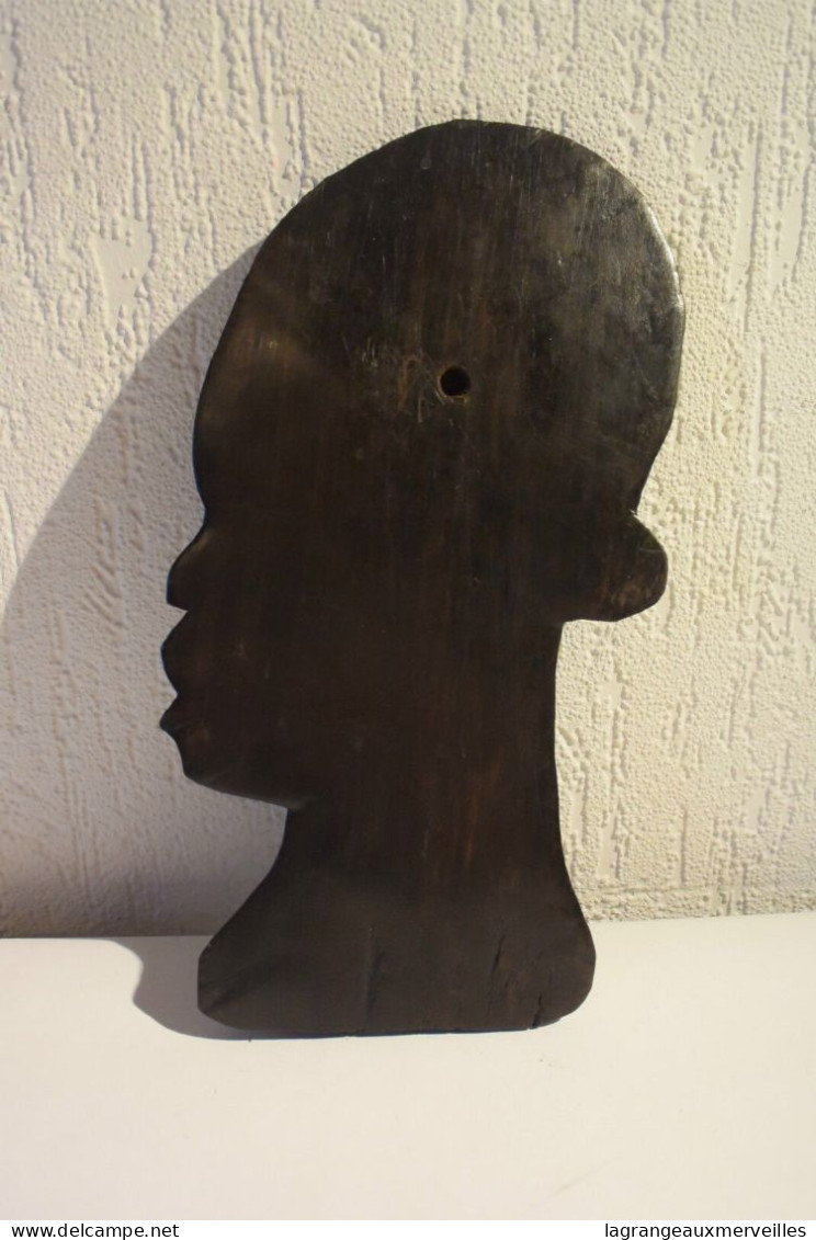 C25 Ancien Masque Africain Tribal Congo - Afrikanische Kunst