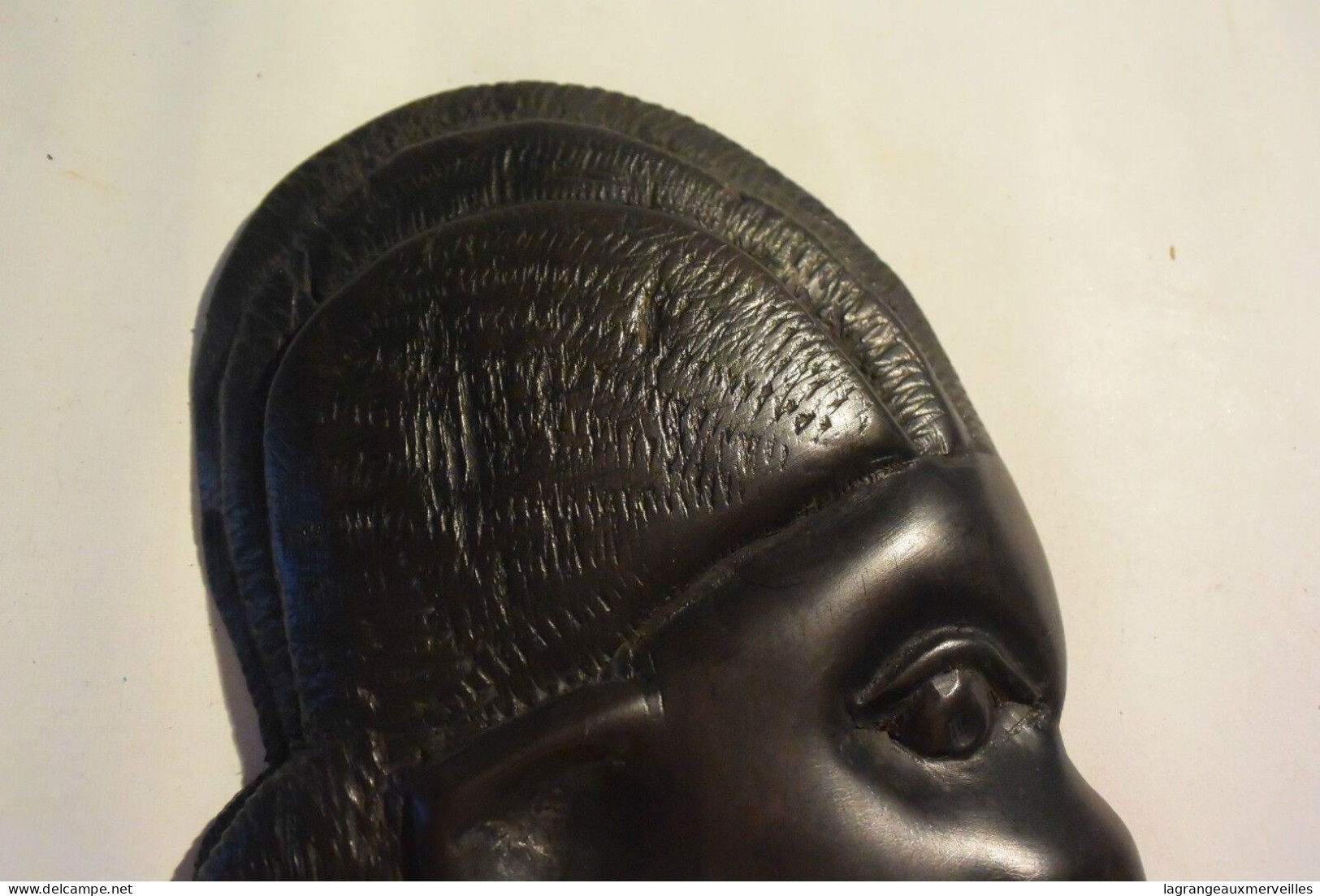 C25 Ancien Masque Africain Tribal Congo - Afrikanische Kunst