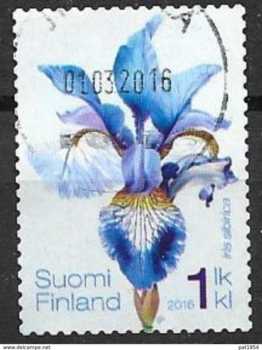 Finlande 2016 N°2403 Oblitéré Fleur Iris - Gebraucht