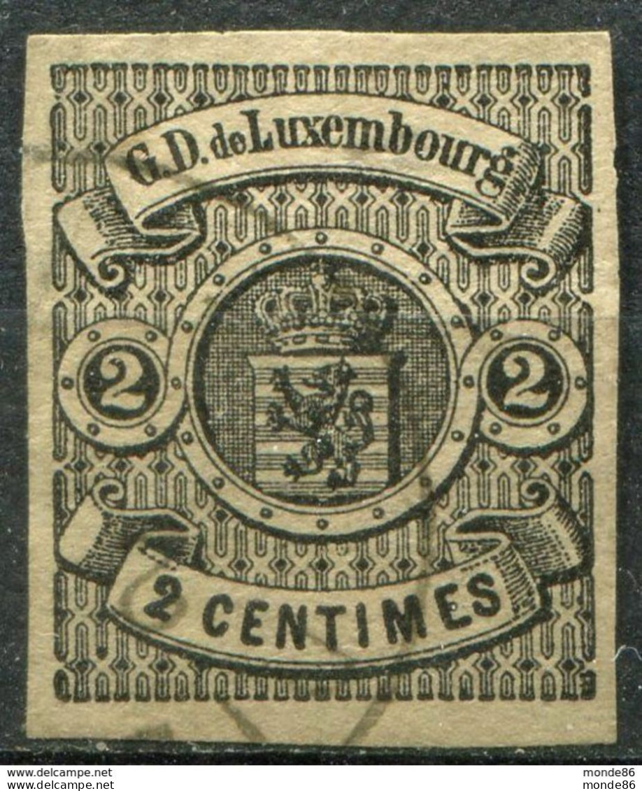 LUXEMBOURG - Y&T  N° 4 (o)...FAUX - 1859-1880 Armarios