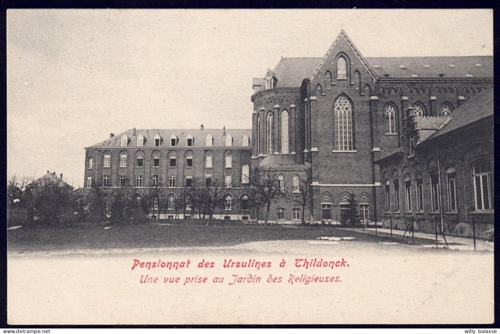 +++ CPA - THILDONCK - Pensionnat Des Ursulines - Une Vue Prise Au Jardin Des Religieuses   // - Haacht