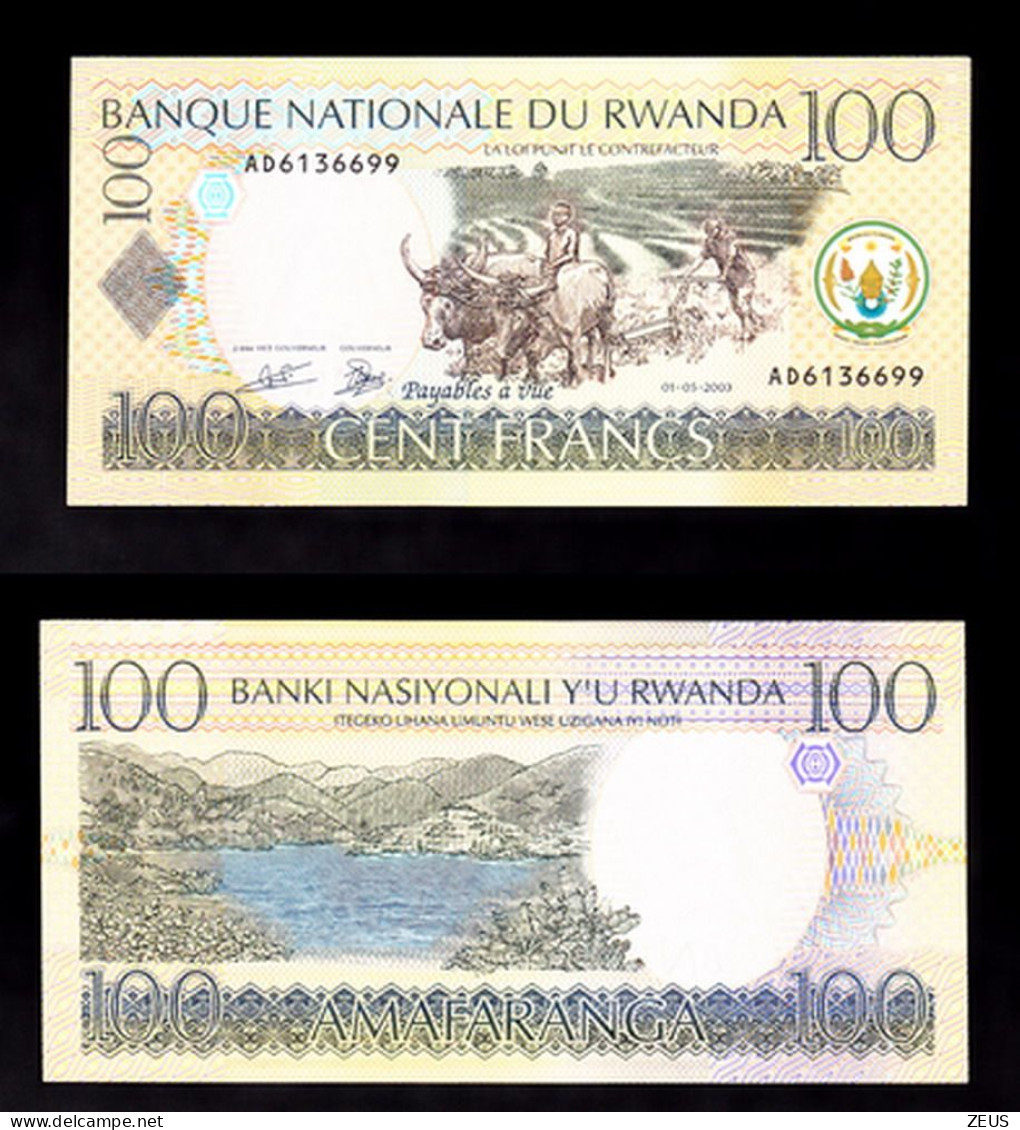 RWANDA 100 FRANCHI 2003 PIK 29A  FDS - Ruanda