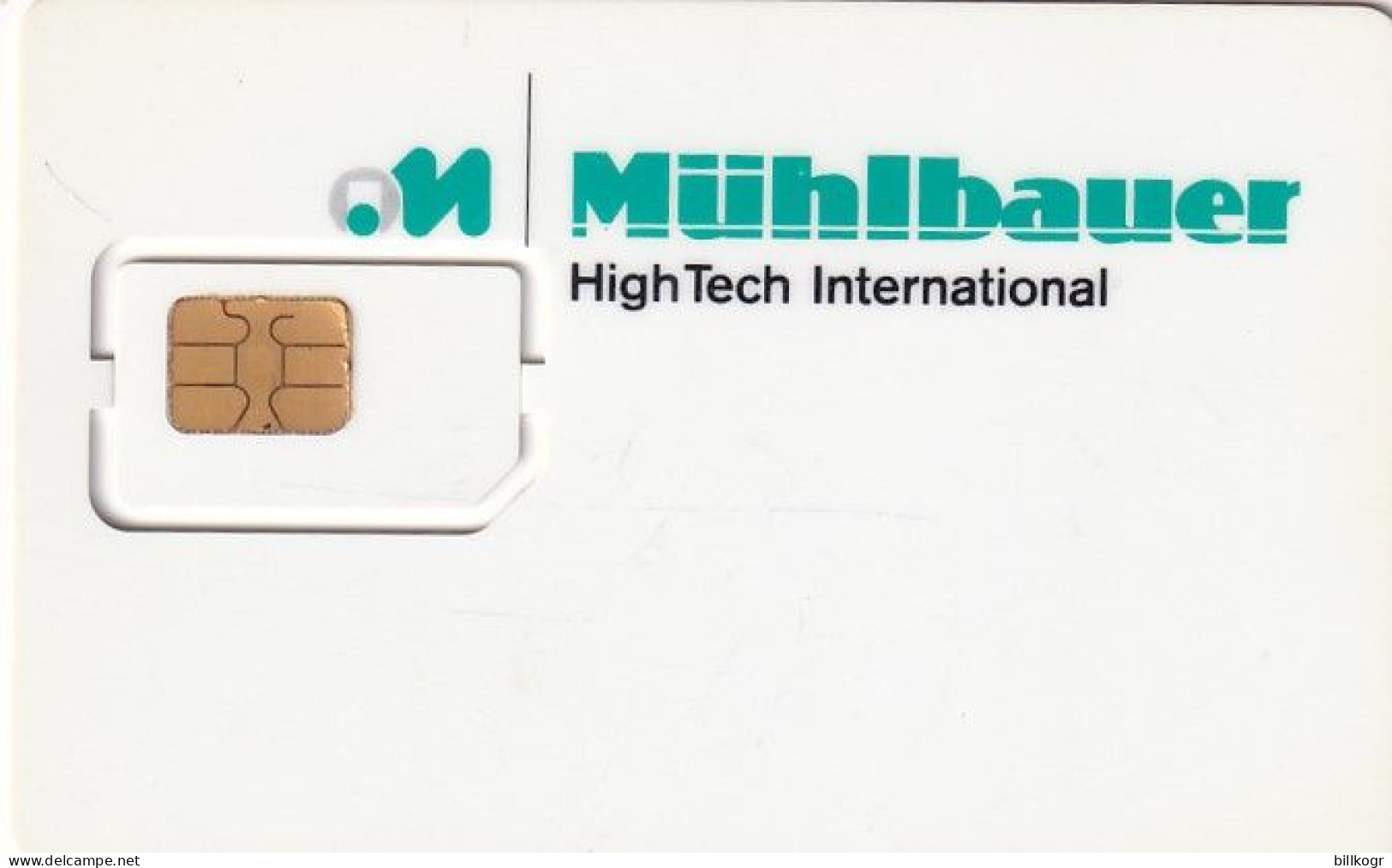 GERMANY - Muhlbauer GSM Demo Card - Other & Unclassified
