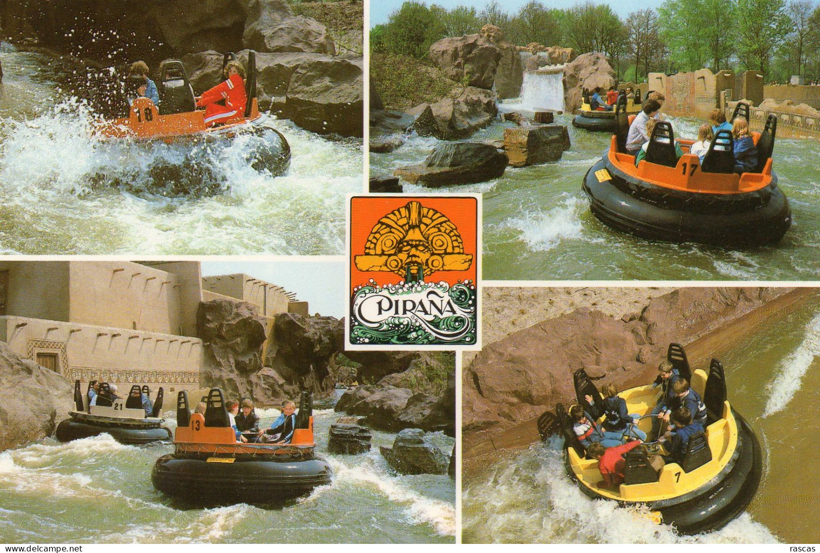 CPM - K - HOLLANDE - PAYS BAS - NEDERLAND - KAATSHEUVEL - DE EFTELING - PIRANA - AVENTURE SUR UNE RIVIERE BOUILLONNANTE - Kaatsheuvel