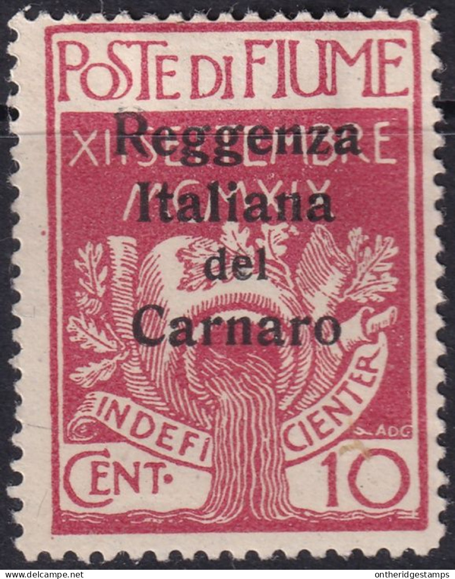 Fiume 1920 Sc 107 Sa 134 MH* - Fiume