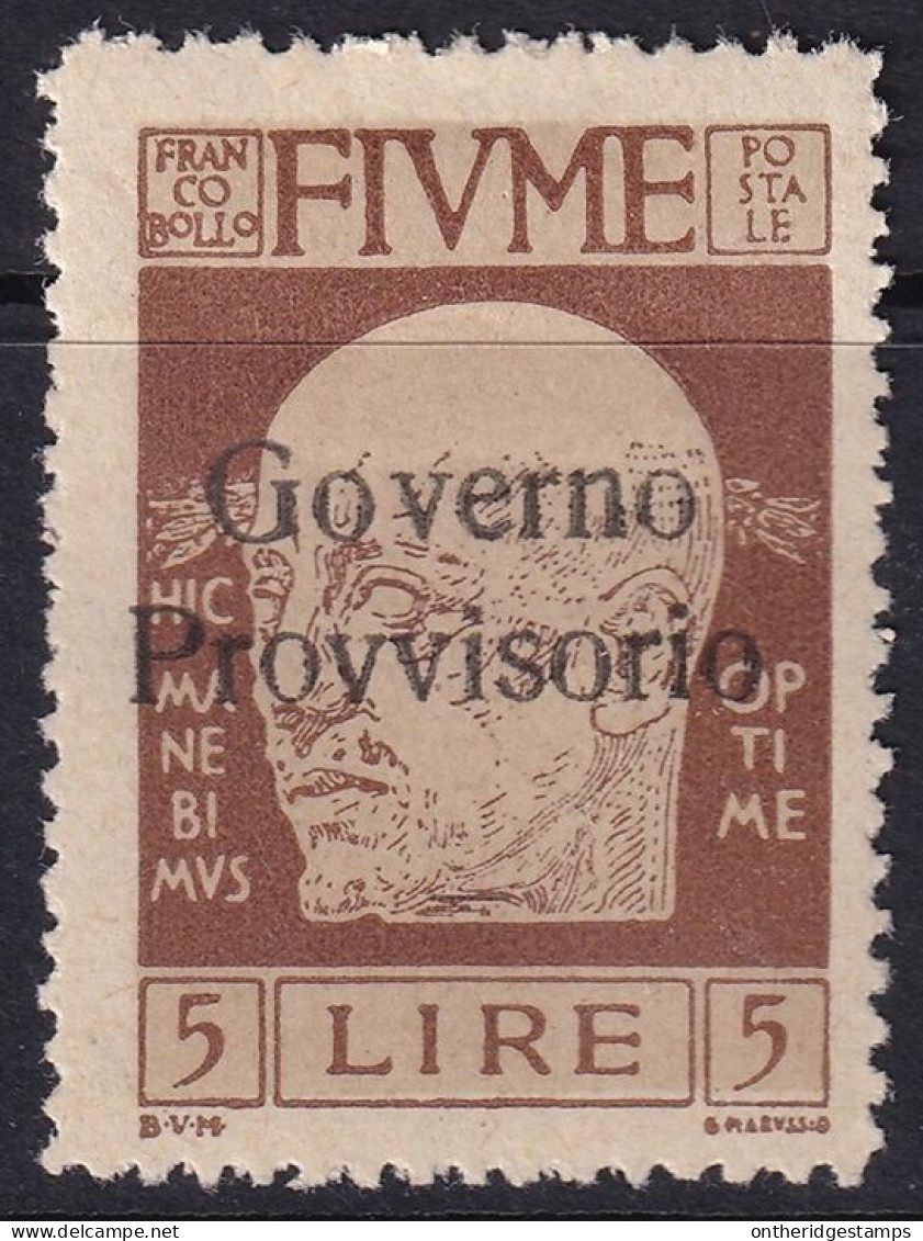 Fiume 1921 Sc 146 Sa 162 MH* - Fiume