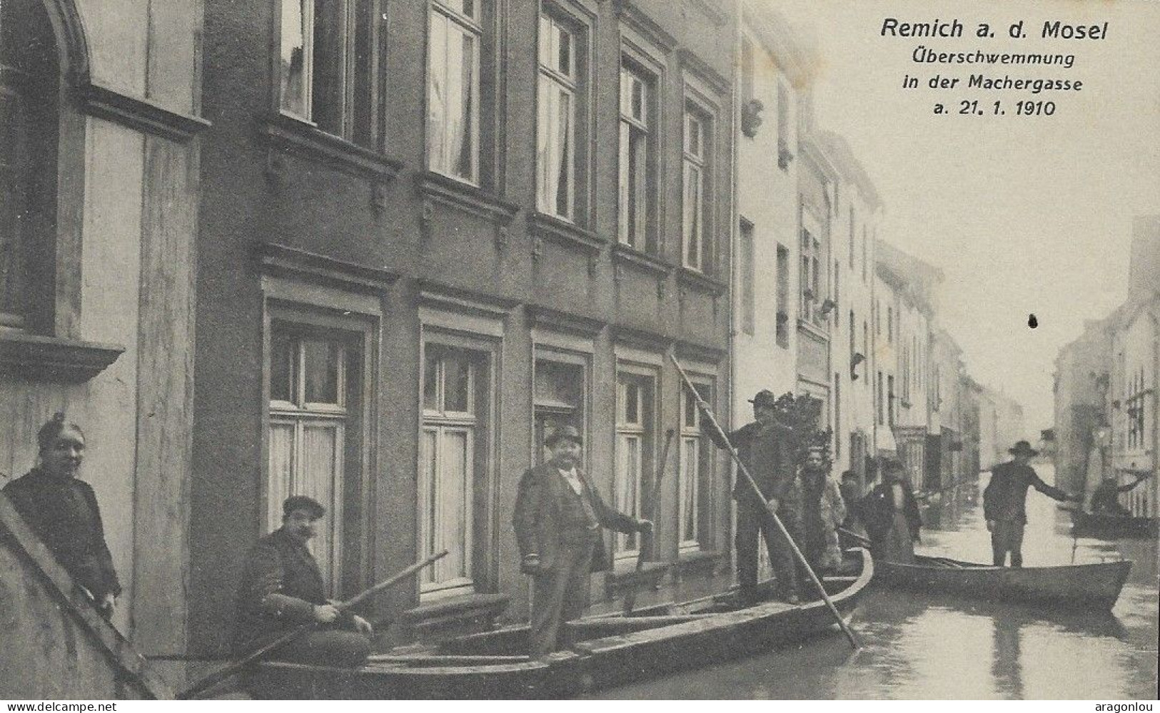 Luxembourg - Luxemburg - REMICH - HOCHWASSER IN REMICH A.d. MOSEL Am 12.November 1910 - Remich
