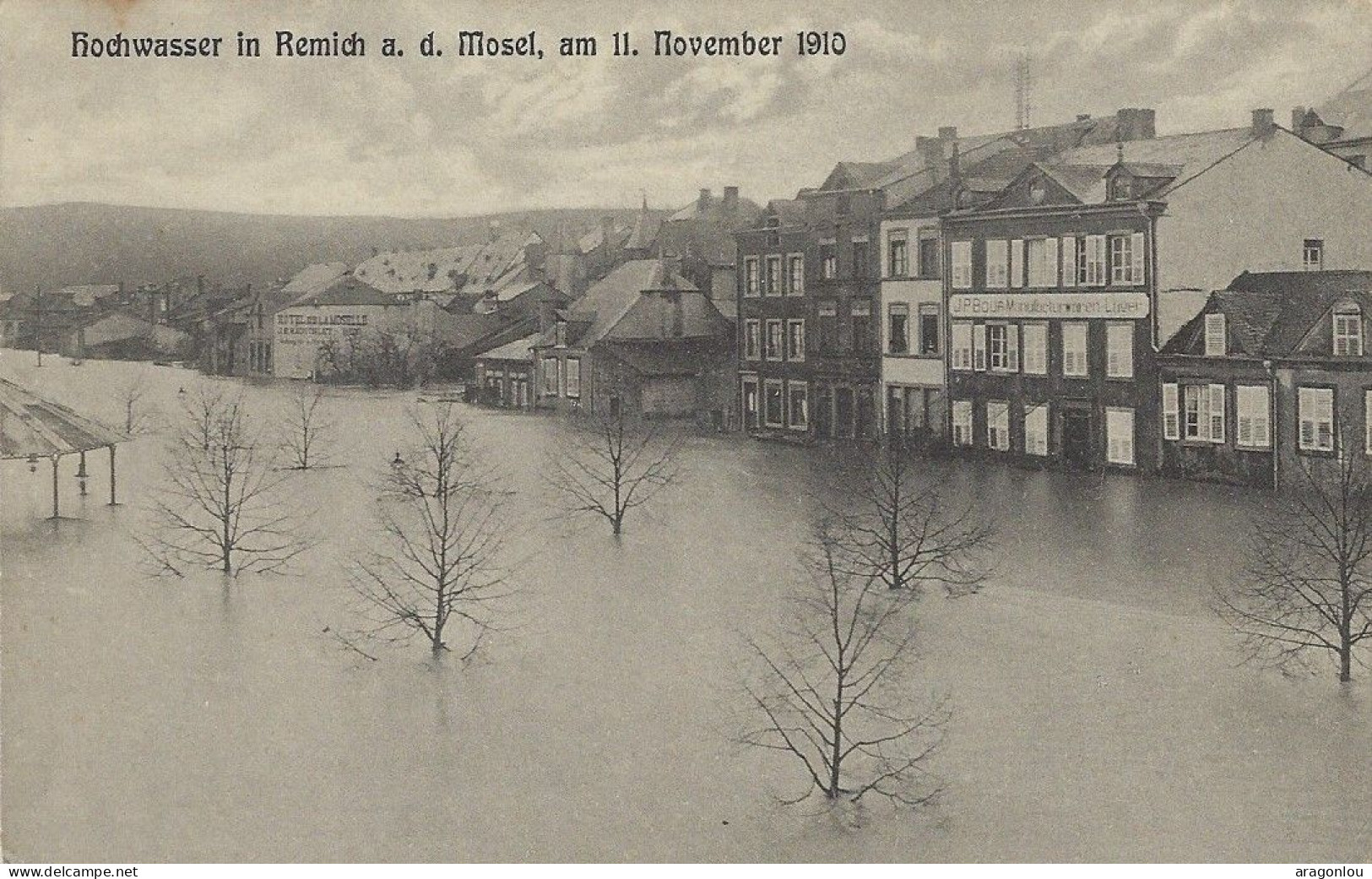 Luxembourg - Luxemburg - REMICH - HOCHWASSER IN REMICH A.d. MOSEL Am 11.November 1910 - Remich