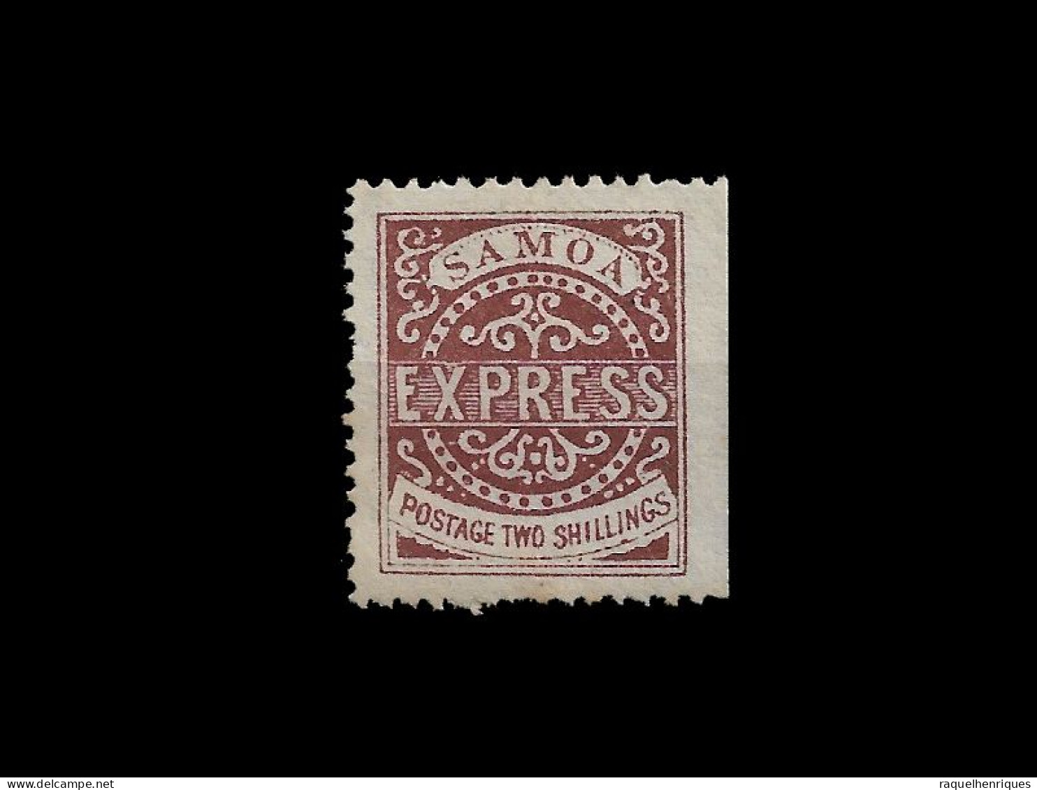 SAMOA STAMP - 1877 -1881 Express Stamps - RIGHT SIDE IMPERF. MNH NO GUM RARE (NP#67-P46-L1) - Samoa