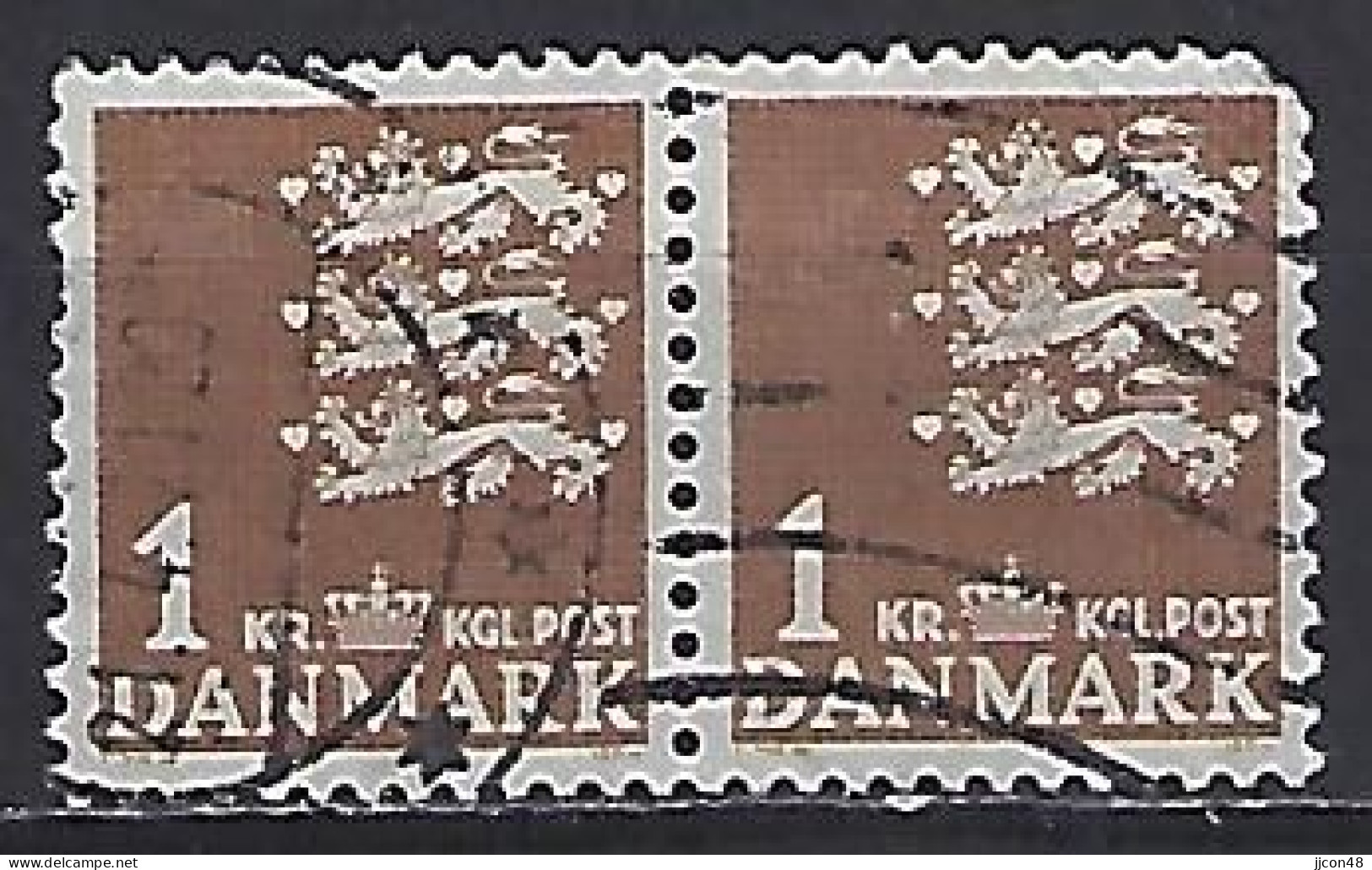 Denmark 1946-69  3 Lions (o) Mi.289y - Gebraucht