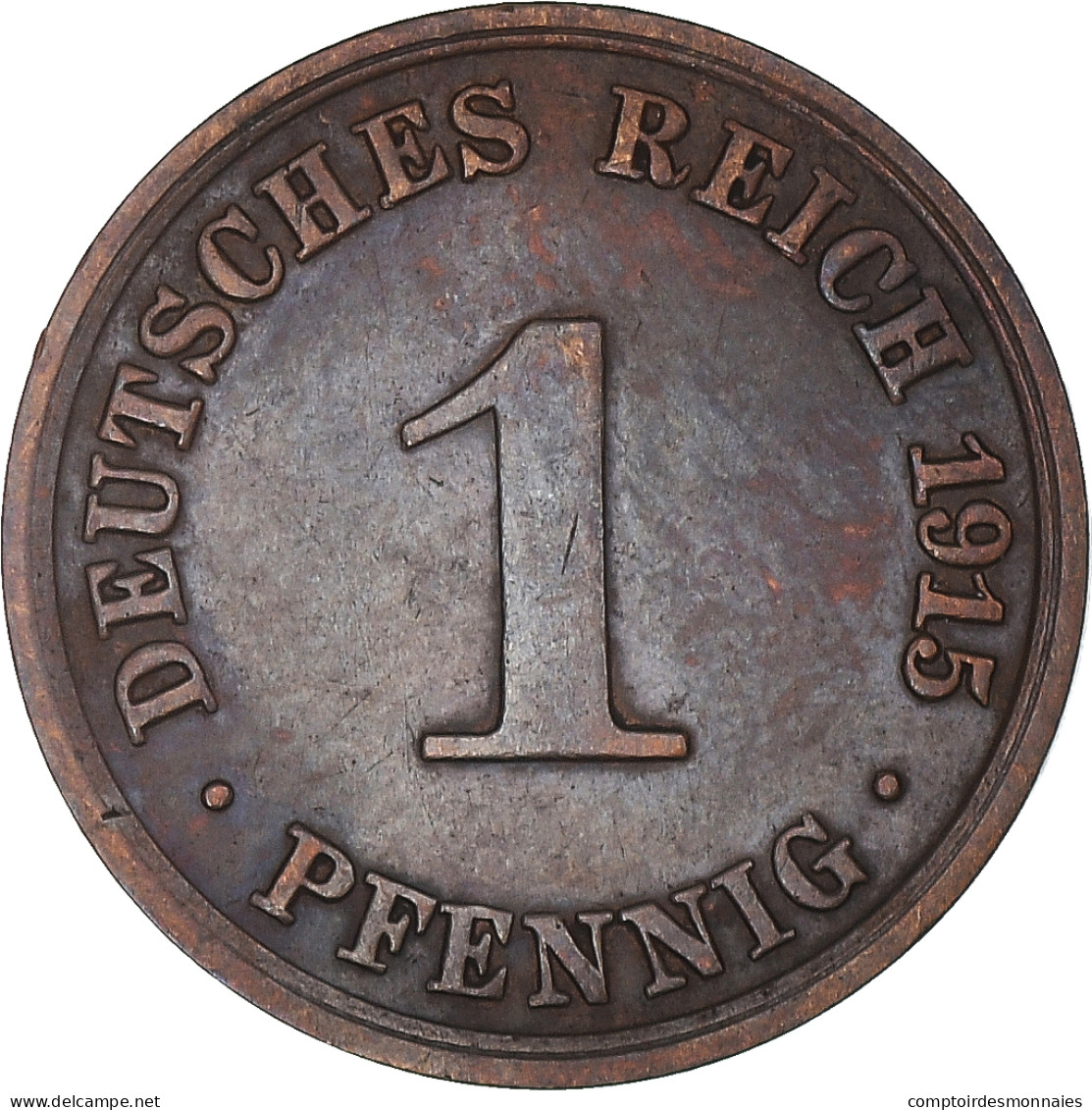 Monnaie, Empire Allemand, Pfennig, 1915 - 1 Pfennig