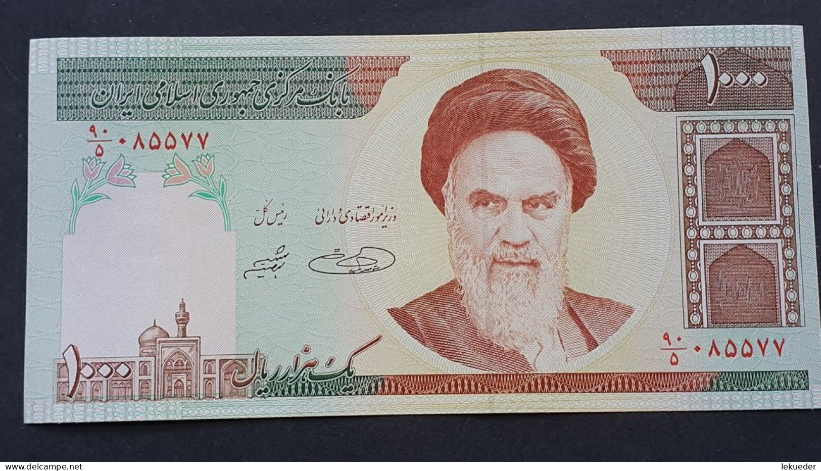Billete De Banco De IRAN - 1000 Rials, 2004  Sin Cursar - Korea, North