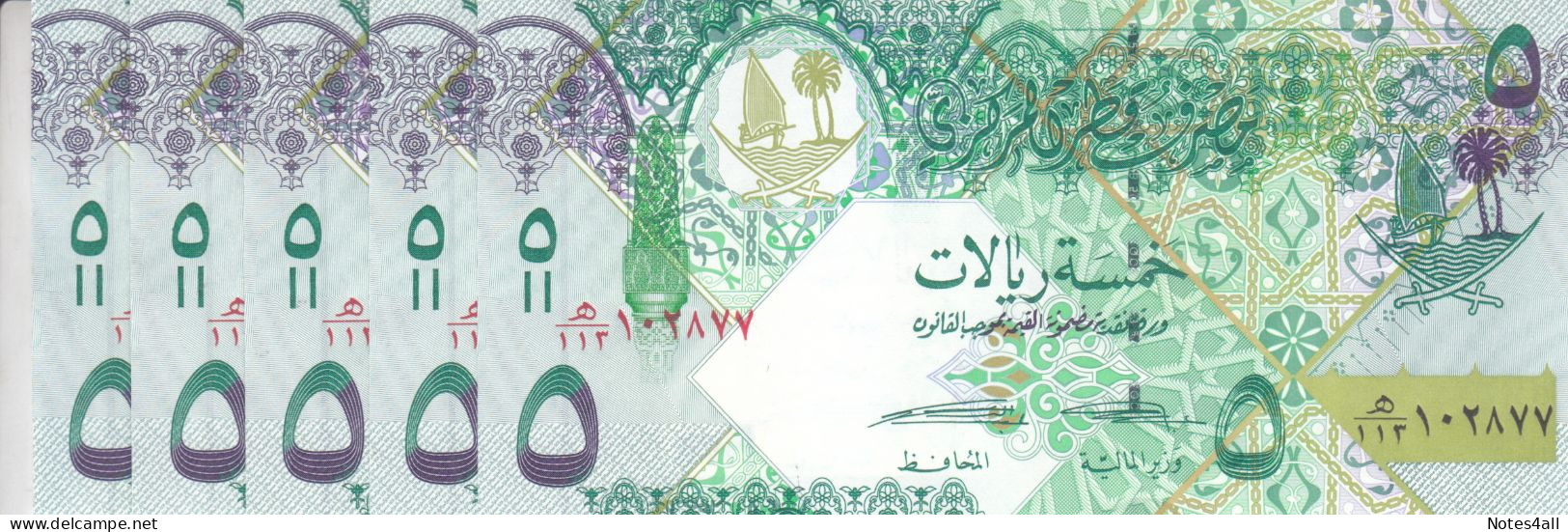 QATAR 5 RIYAL 2008 P-29 UNC - Qatar