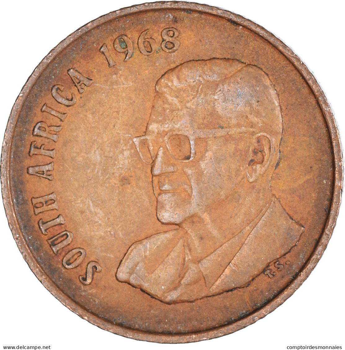 Monnaie, Afrique Du Sud, 2 Cents, 1968 - South Africa