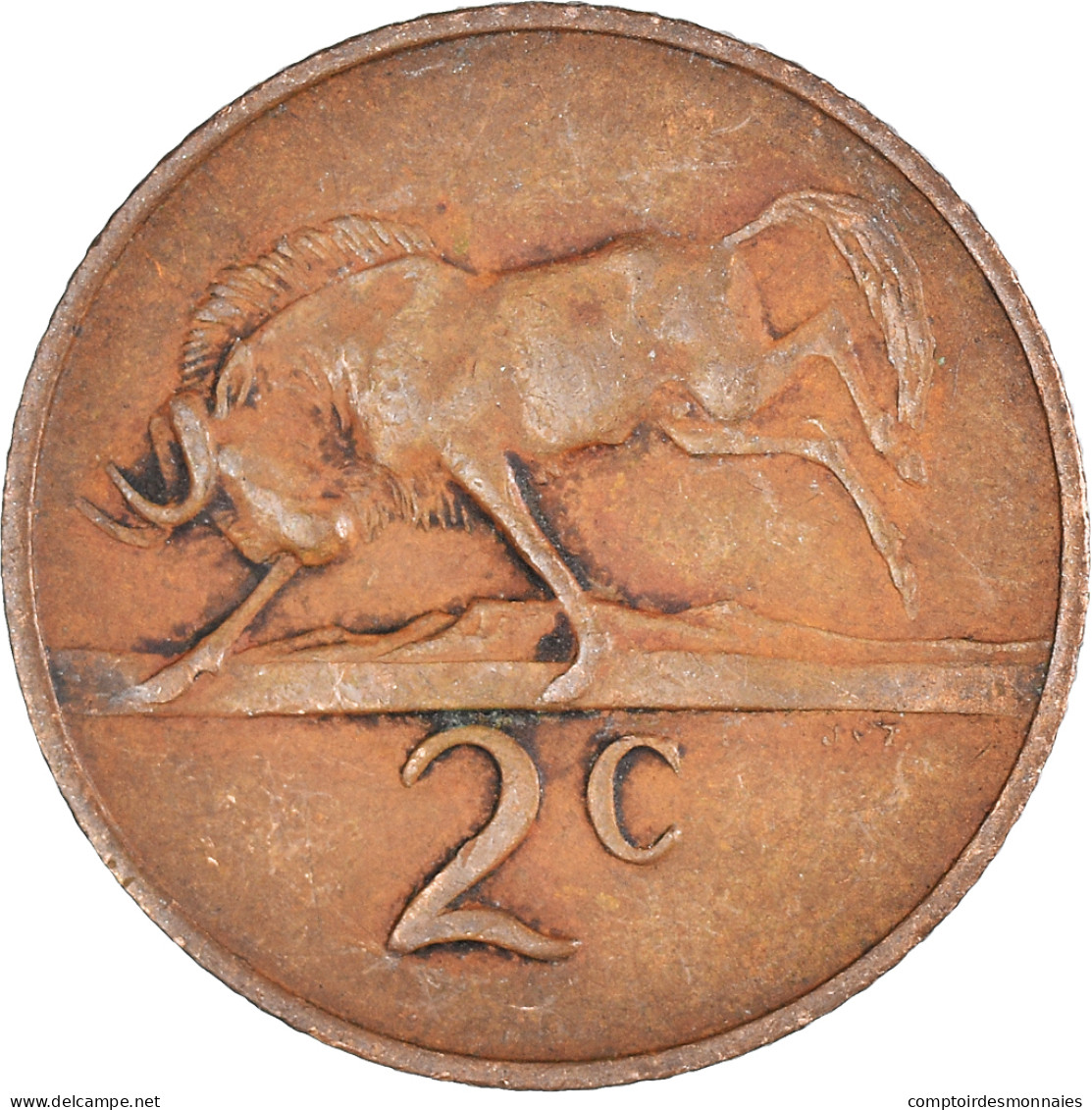 Monnaie, Afrique Du Sud, 2 Cents, 1968 - South Africa