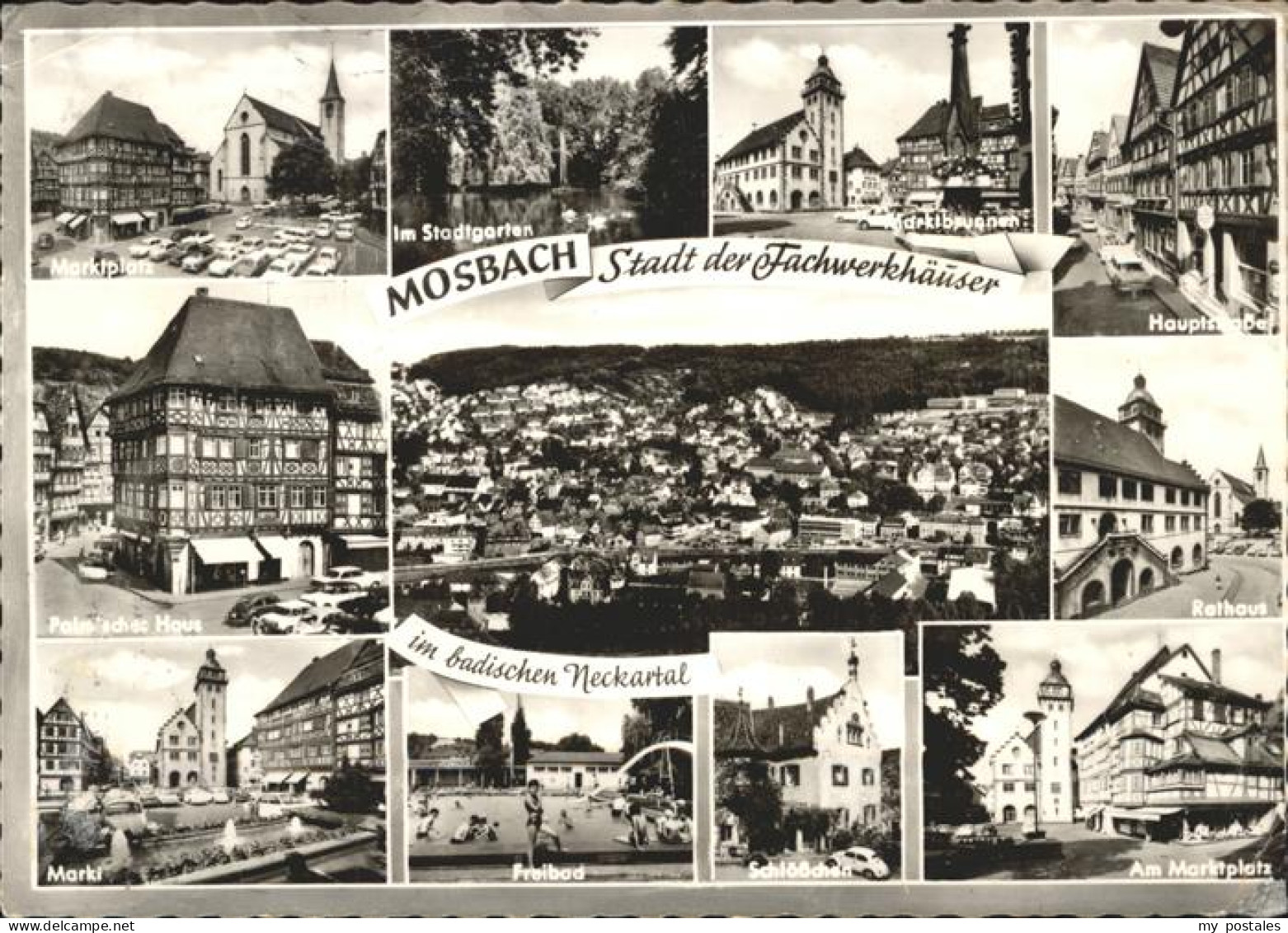 41271787 Mosbach Baden Rathaus Markt Palm'sches Haus Mosbach - Mosbach